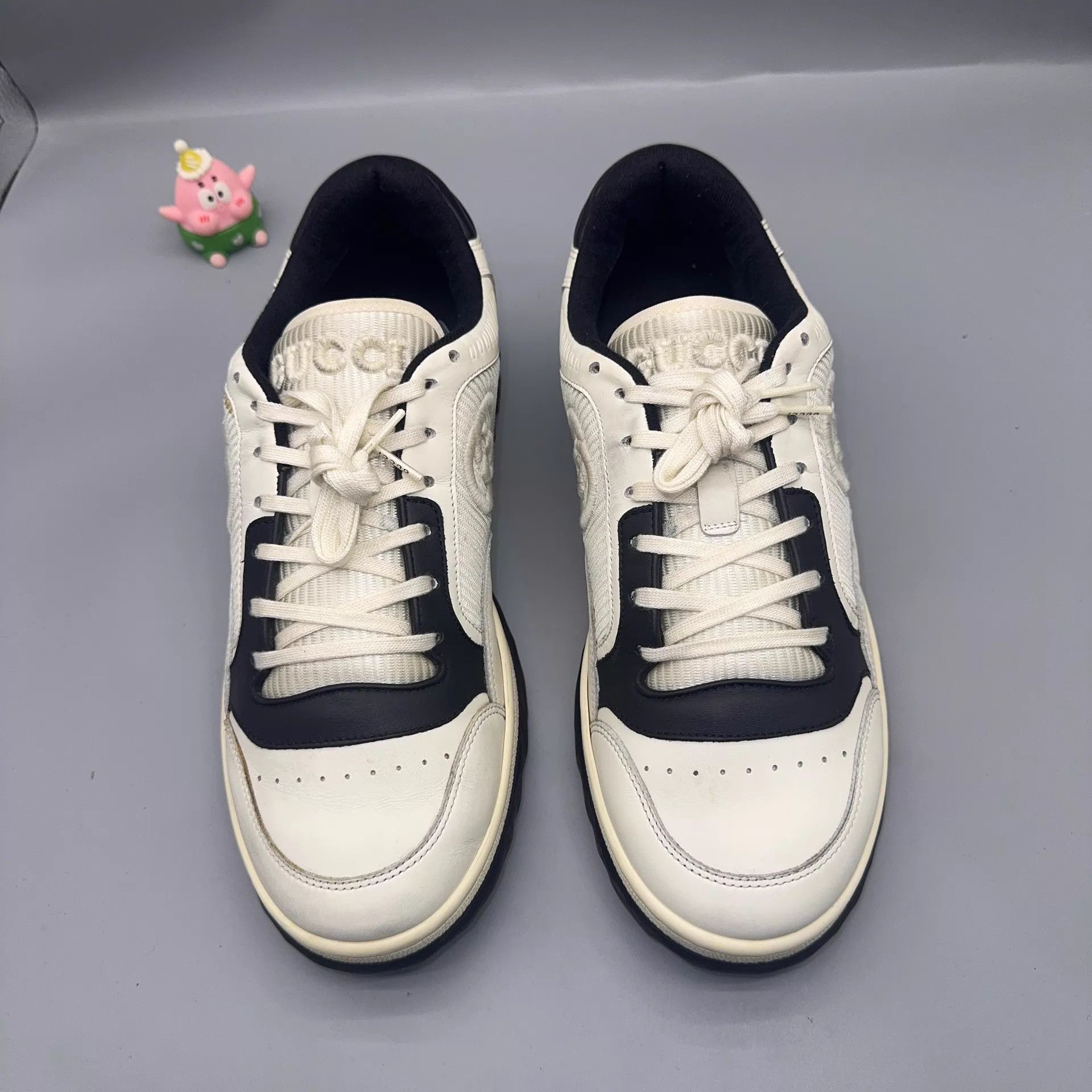 Gucci GUCCI MAC80 Distressed White & Black Shoes Size US 8.5 / EU 41-42 - 2 Thumbnail