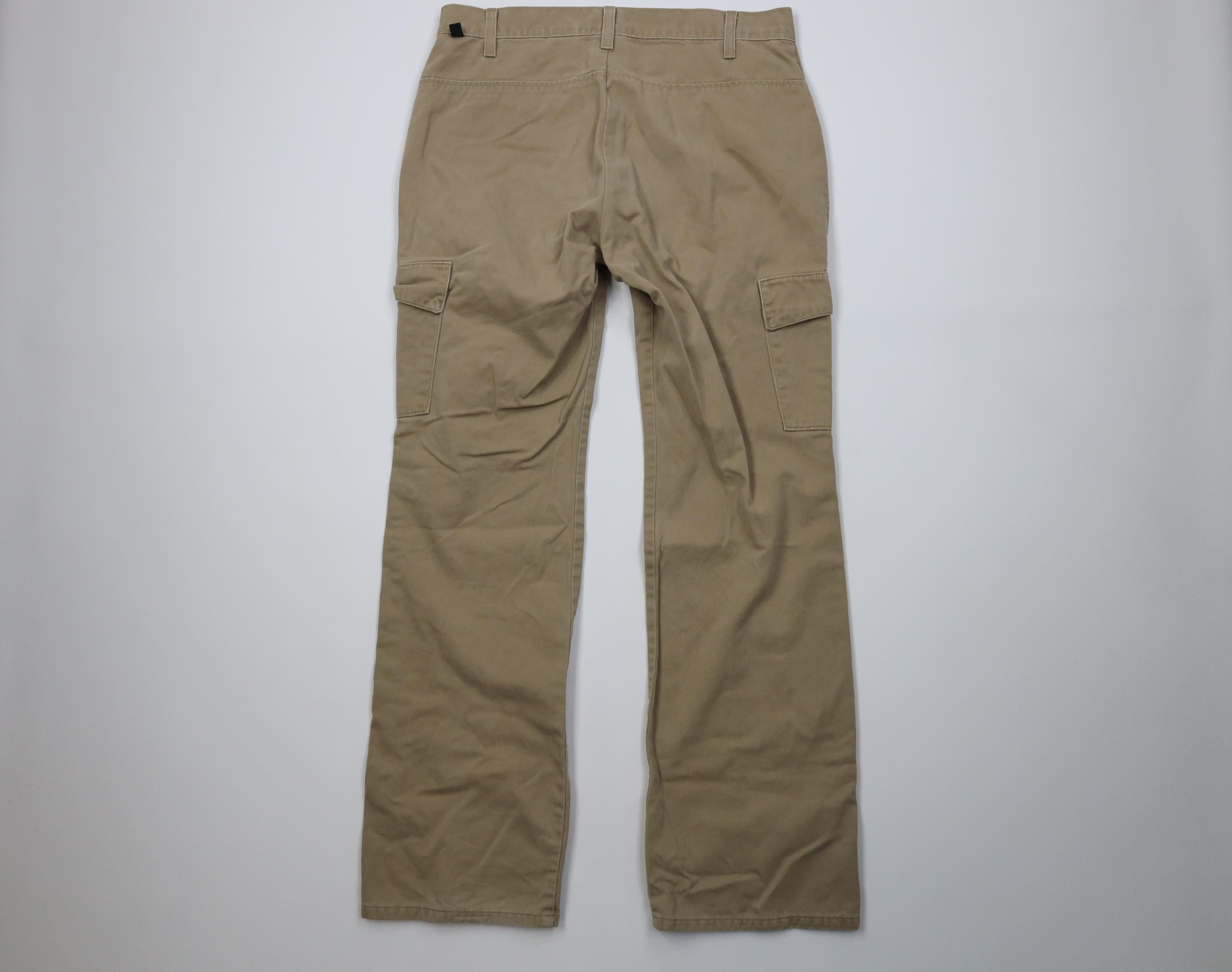 Levi's Vintage 90s Levi's L2 Babydoll Flared Wide Leg Cargo Pants Size 34" / US 12 / IT 48 - 10 Thumbnail