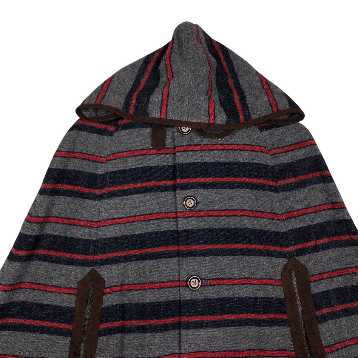 45rpm 📌Vintage Cloak Bomber Jacket Wool Hickory Chore Size US M / EU 48-50 / 2 - 4 Thumbnail