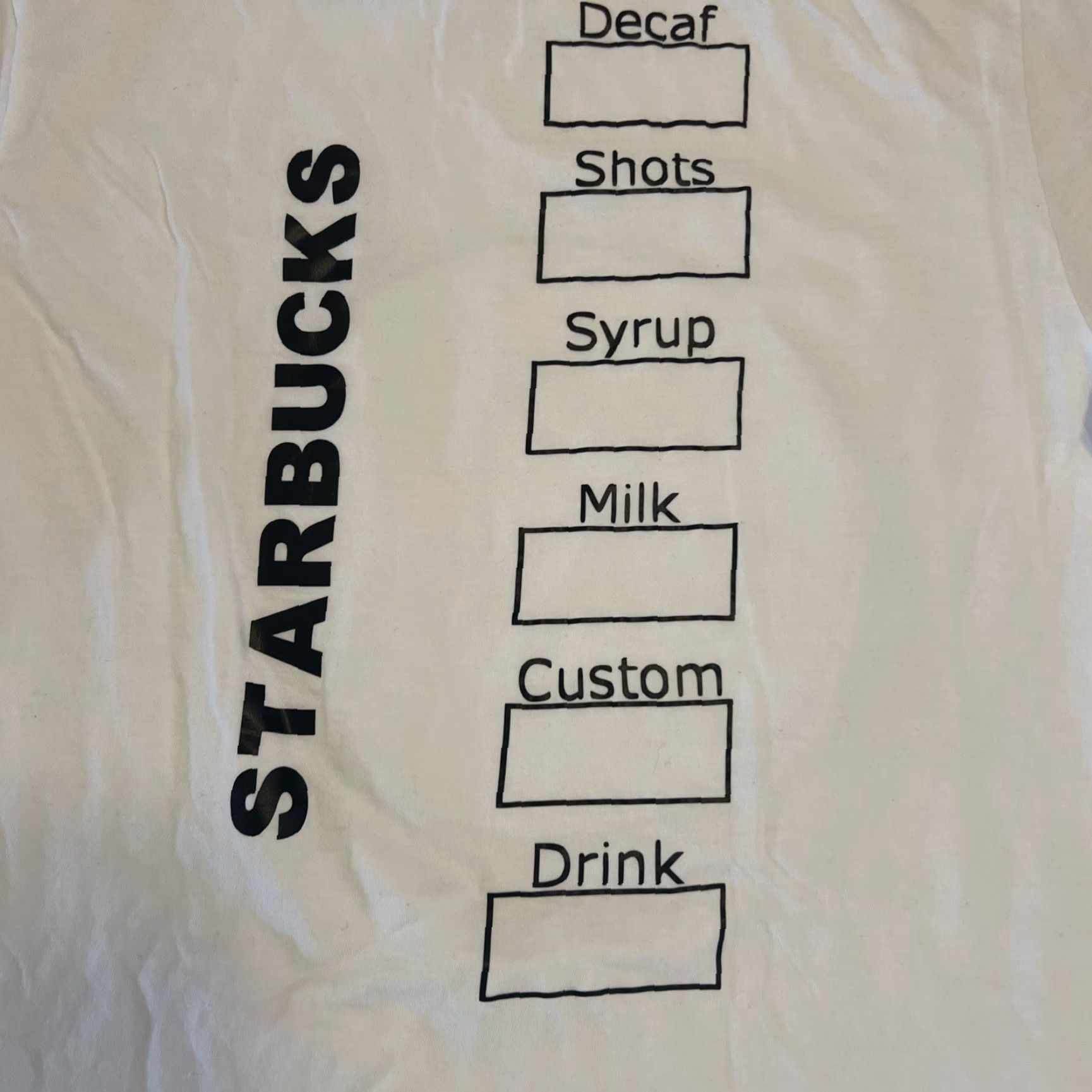 Gildan Gildan T-Shirt Shirt Small White Coffee Cup Label 80s 90s Graphic Print Unisex Adults Mens Womens Crew Neck Short Sleeve 100% Cotton Size US S / EU 44-46 / 1 - 6 Thumbnail