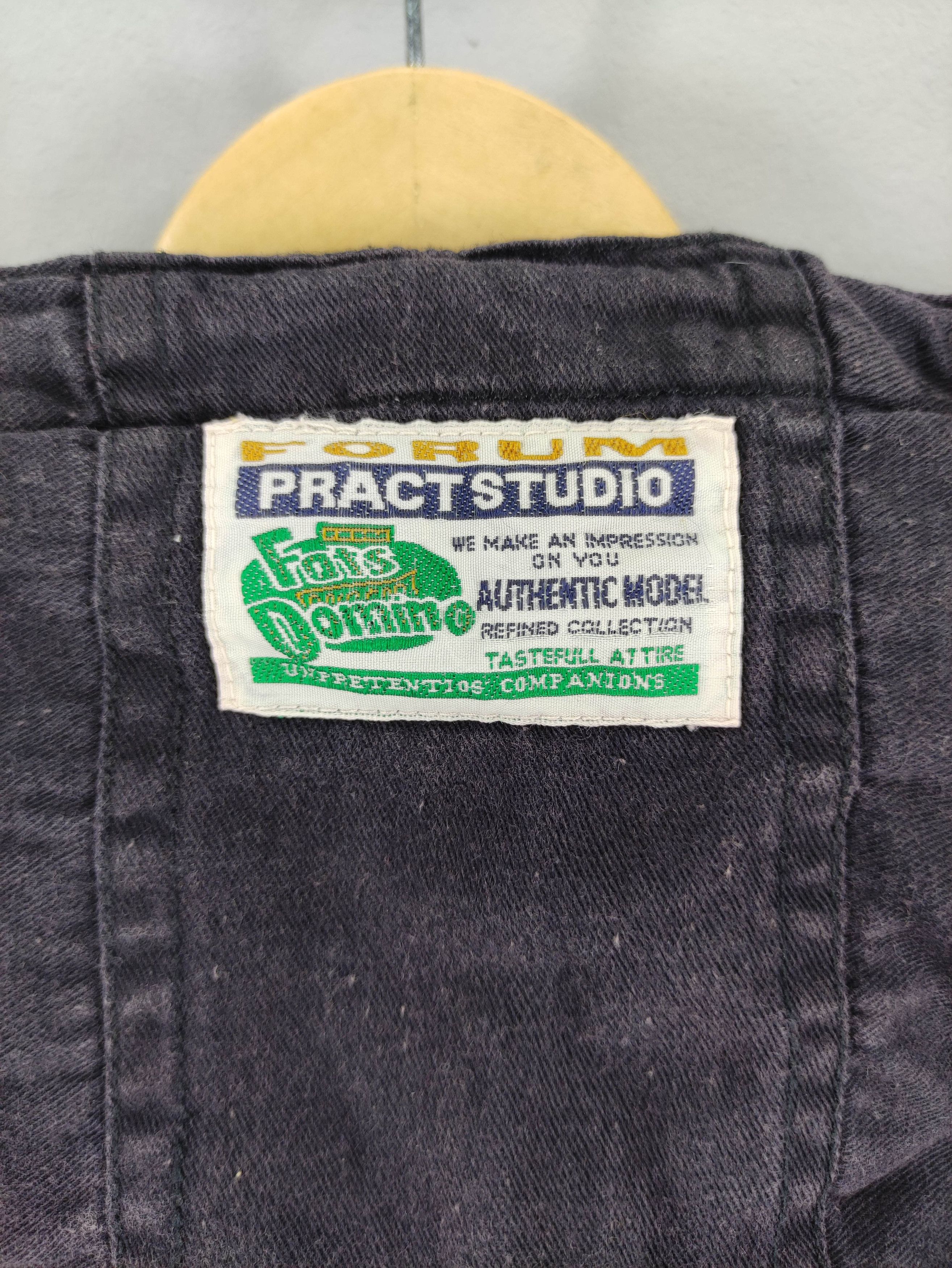 Vintage Vintage Pract Studio Patch Faded Jacket Hoodie Zipper Size US L / EU 52-54 / 3 - 12 Thumbnail
