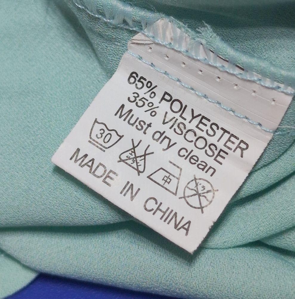 Other Vintage Studded Cross S Light Blue Green Shirt By Reverse Size S / US 4 / IT 40 - 7 Thumbnail