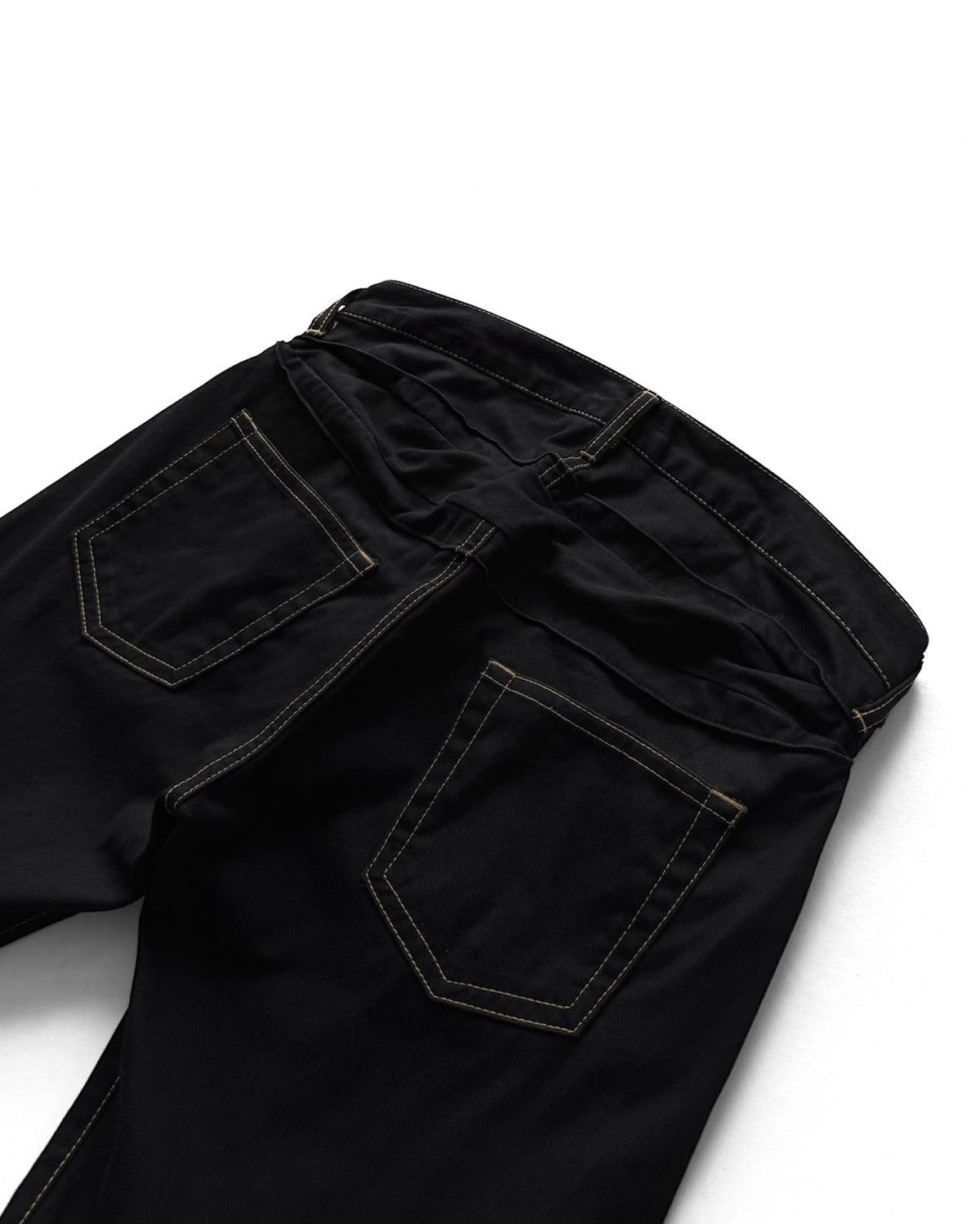 Junya Watanabe JUNYA WATANABE COMME des GARÇONS BLACK COTTON PANTS Size US 33 - 8 Thumbnail