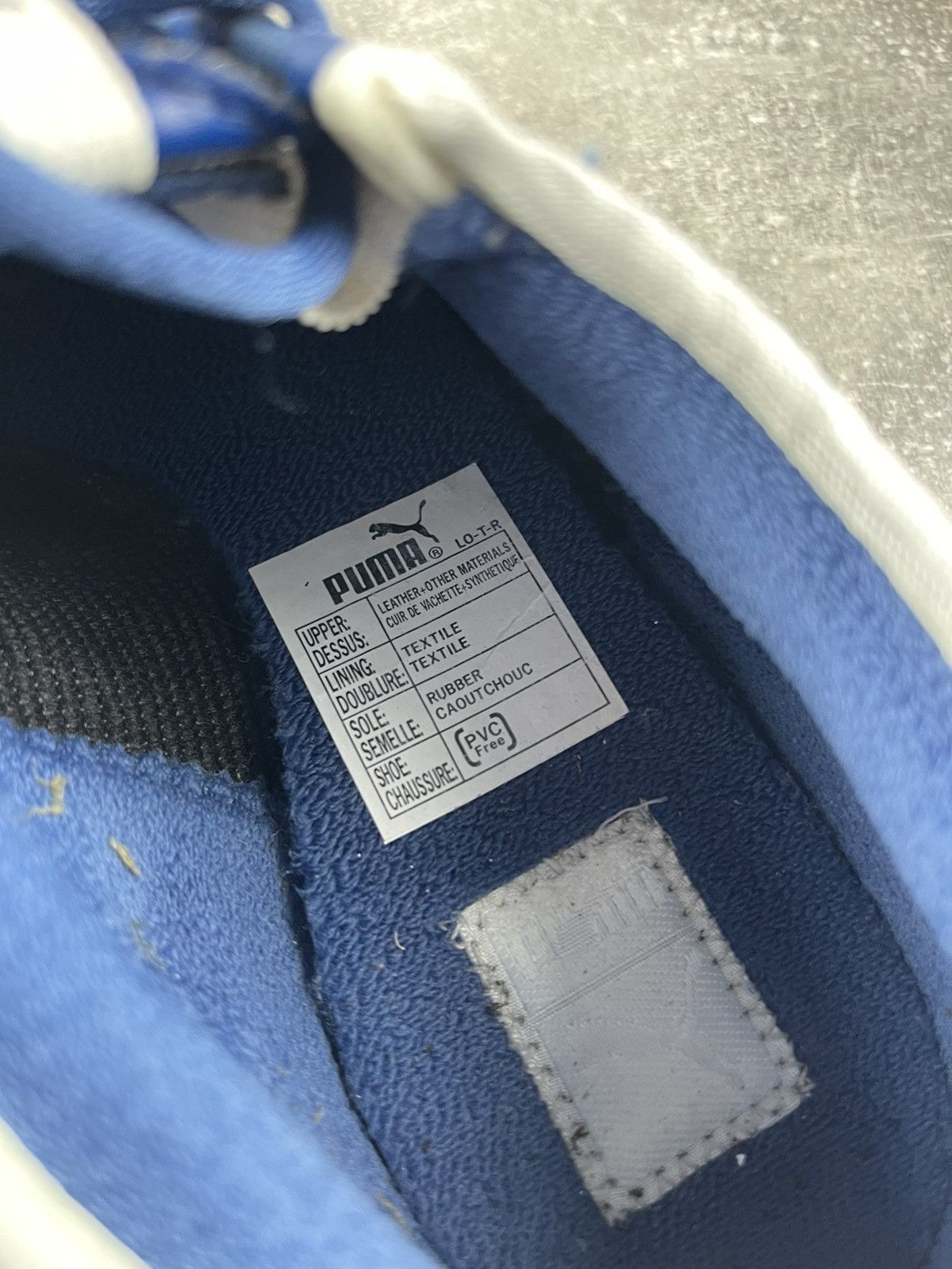 Puma Puma Y2K SpeedCat Low Top Leather Sneakers Shoes Blue White Size US 9.5 / EU 42-43 - 8 Thumbnail