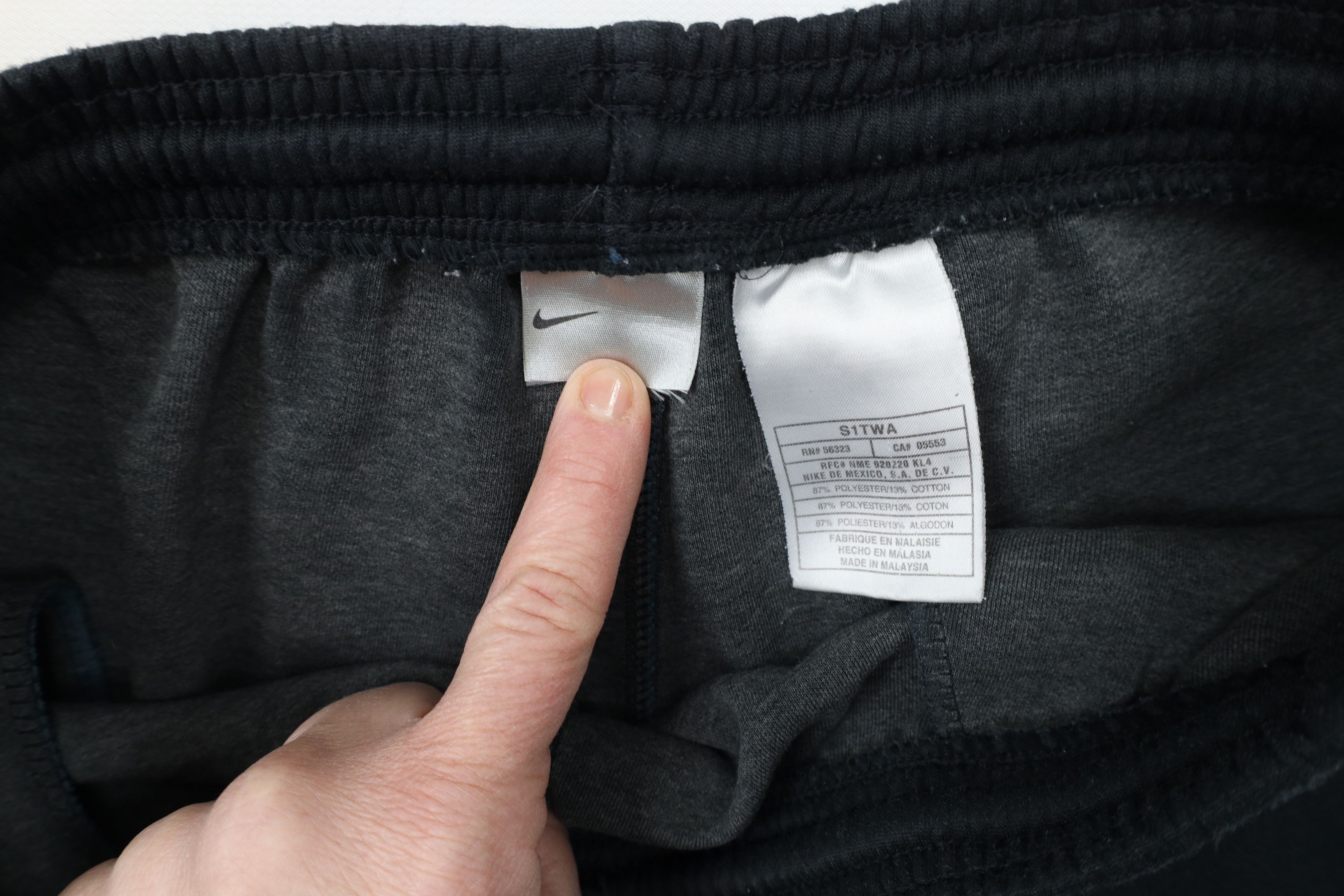 Nike × Vintage Vintage 90s Y2K Nike Total 90 Tapered Leg Soccer Sweatpants Size US 32 / EU 48 - 9 Thumbnail