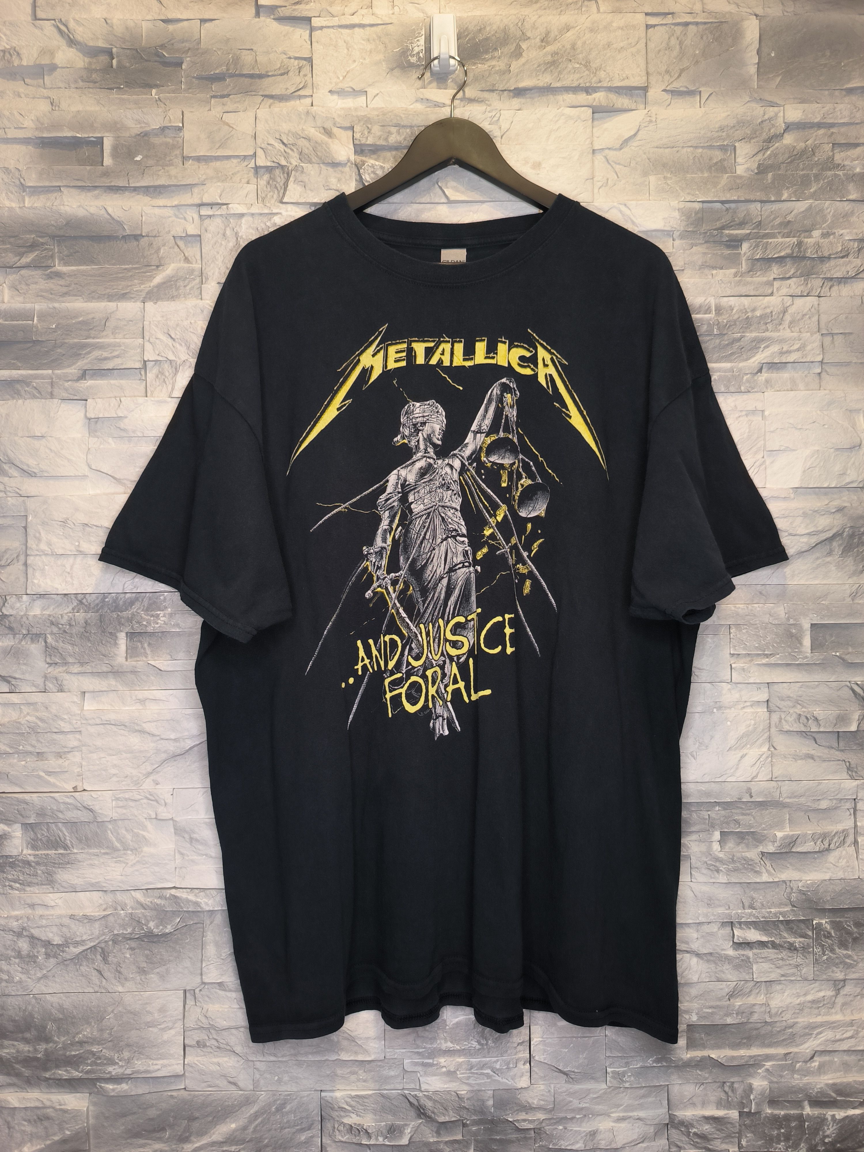 Band Tees Metallica Justice for all Vintage Rock Tee Size US XXL / EU 58 / 5 - 1 Thumbnail