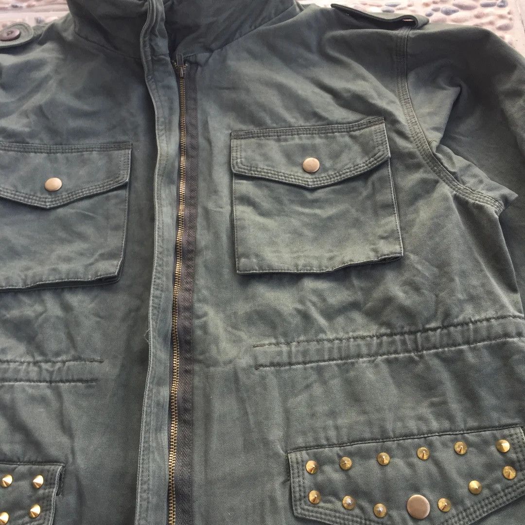 Vintage Jacket parkas Basic house / Military jacket Size L / US 10 / IT 46 - 3 Thumbnail