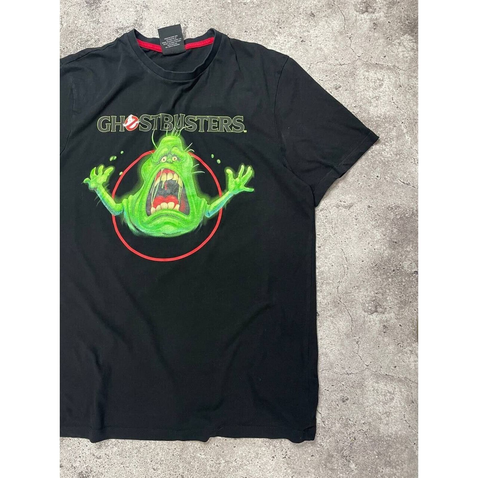 Cartoon Network × Vintage Ghostbusters Slimer T-Shirt L Black Vintage Movie Fan Tee XL Size US XL / EU 56 / 4 - 3 Thumbnail