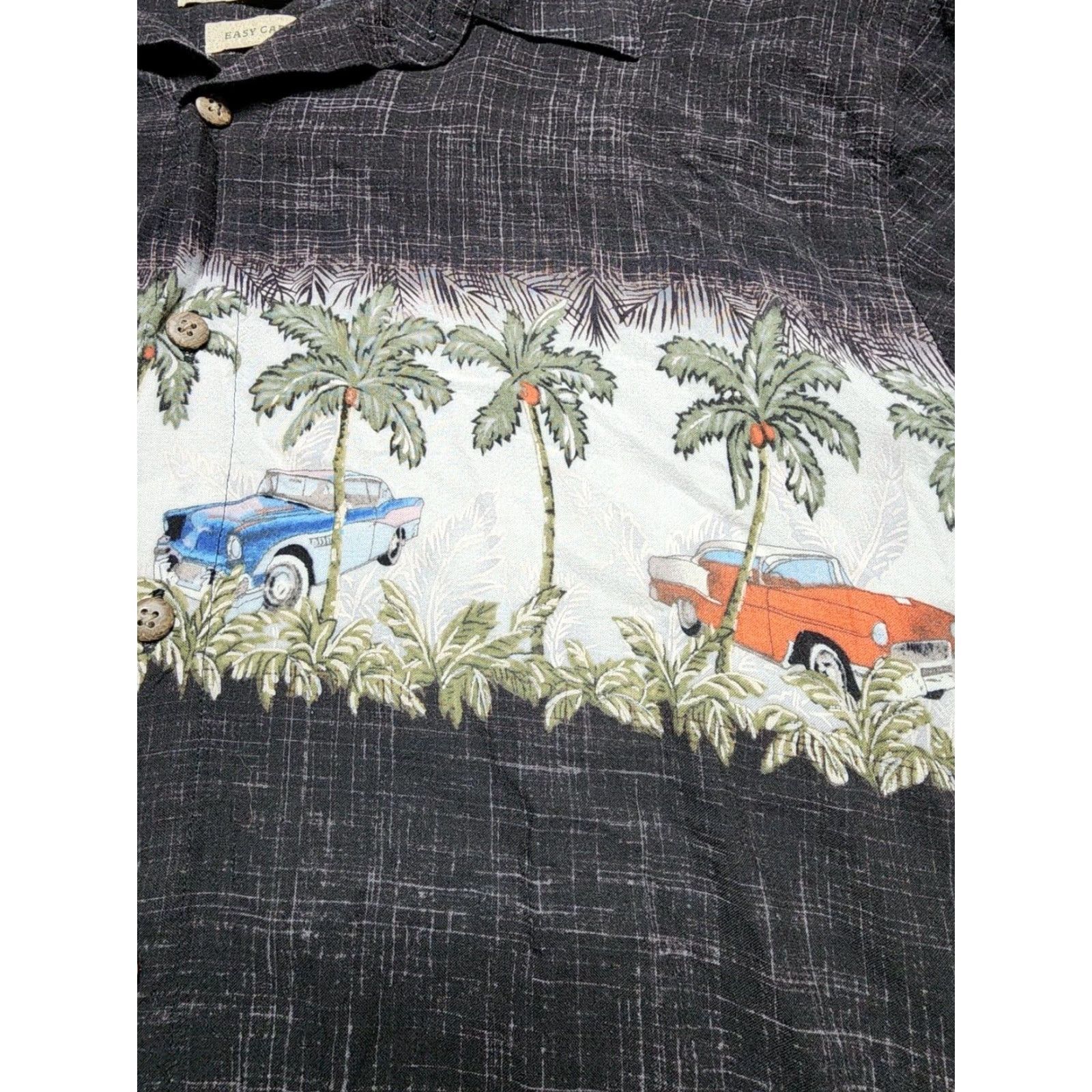 Vintage VINTAGE Batik Bay MENS XL Classic Car Bel Air Hawaiian Car Show Shirt Size US XL / EU 56 / 4 - 2 Thumbnail