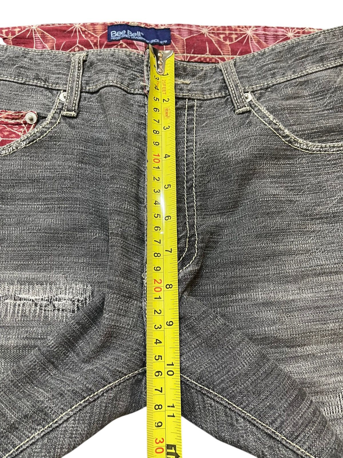 Kapital Vintage Japanese Brand Faded Wash Style Loose Jeans Size US 30 / EU 46 - 15 Thumbnail