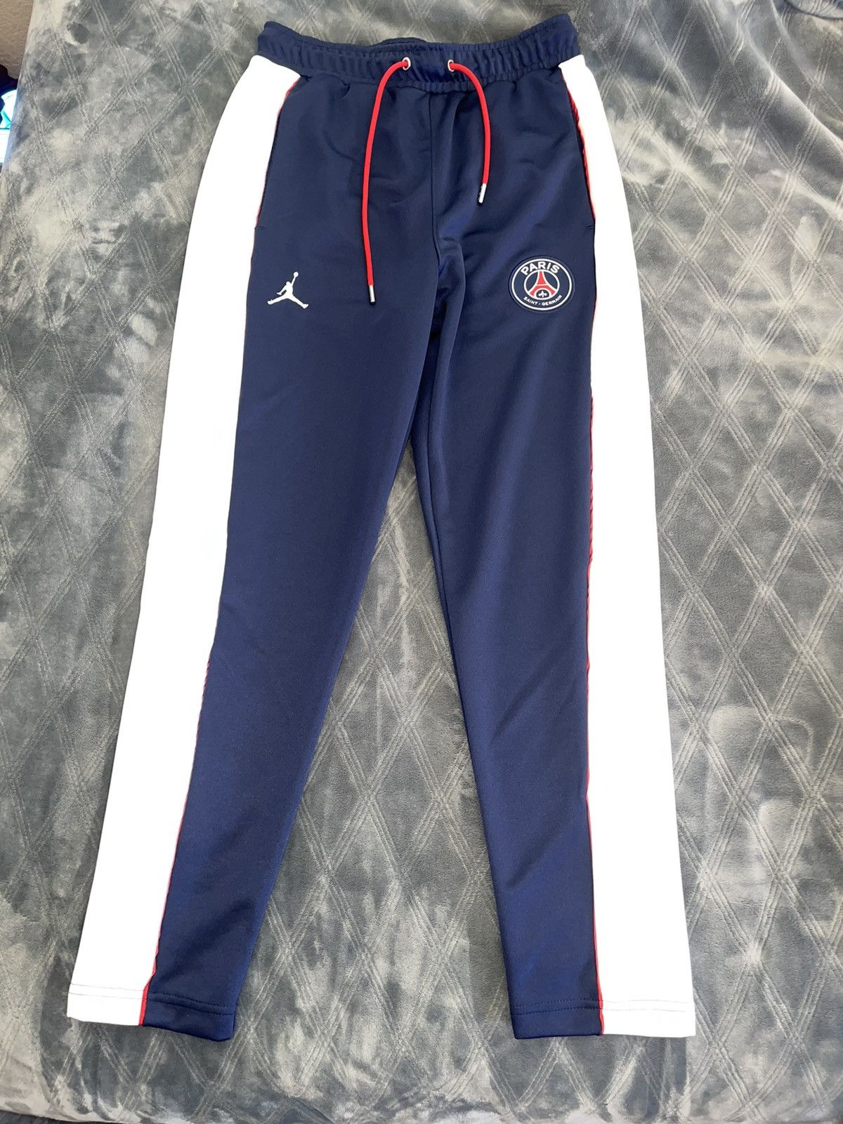 image of Jordan Brand X Paris Saint Germain Anthem 2.0 Pants in Navy, Men's (Size 31)