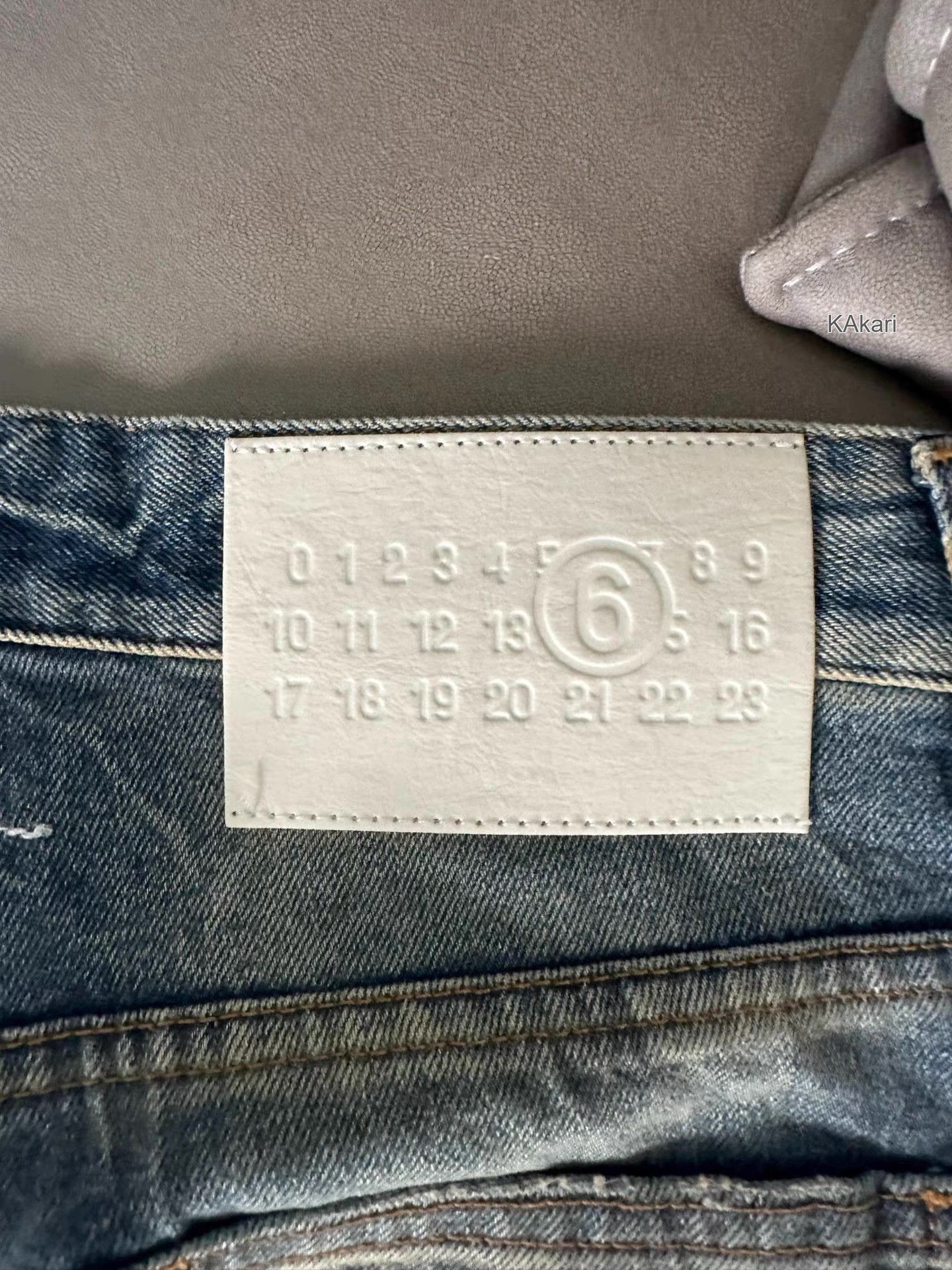 MM6 Blue Denim Distressed Casual Pants Size US 36 / EU 52 - 5 Thumbnail