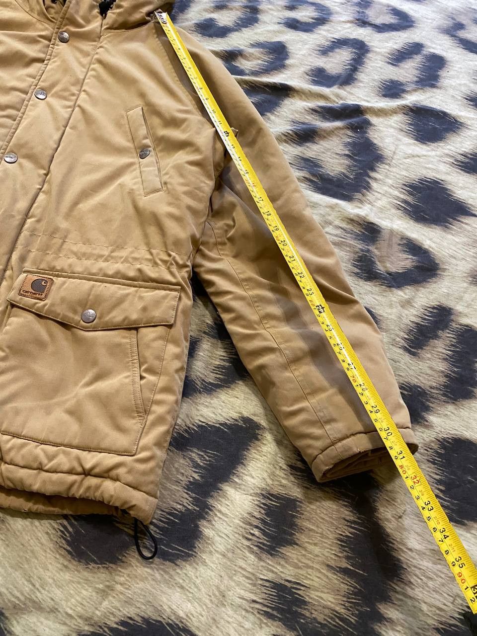 Carhartt vintage beige jacket logo Carhartt luxury Streetwear Y2K Size US L / EU 52-54 / 3 - 13 Thumbnail
