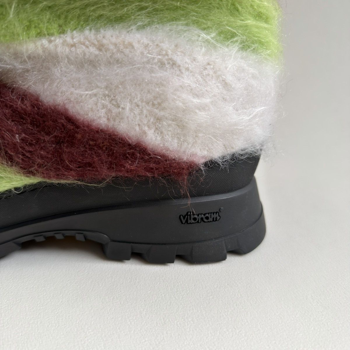 Marni Sample Striped Mohair Engineer Boots Size US 10 / EU 43 - 18 Thumbnail