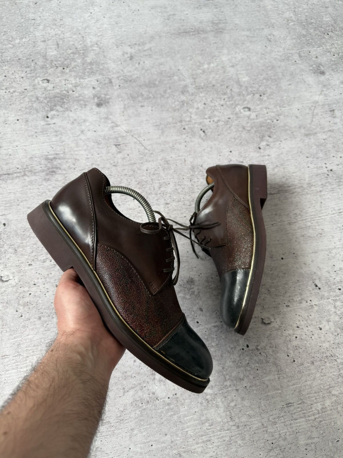 Etro × Genuine Leather Etro Leather Men’s Shoes Size US 7 / EU 40 - 1 Thumbnail