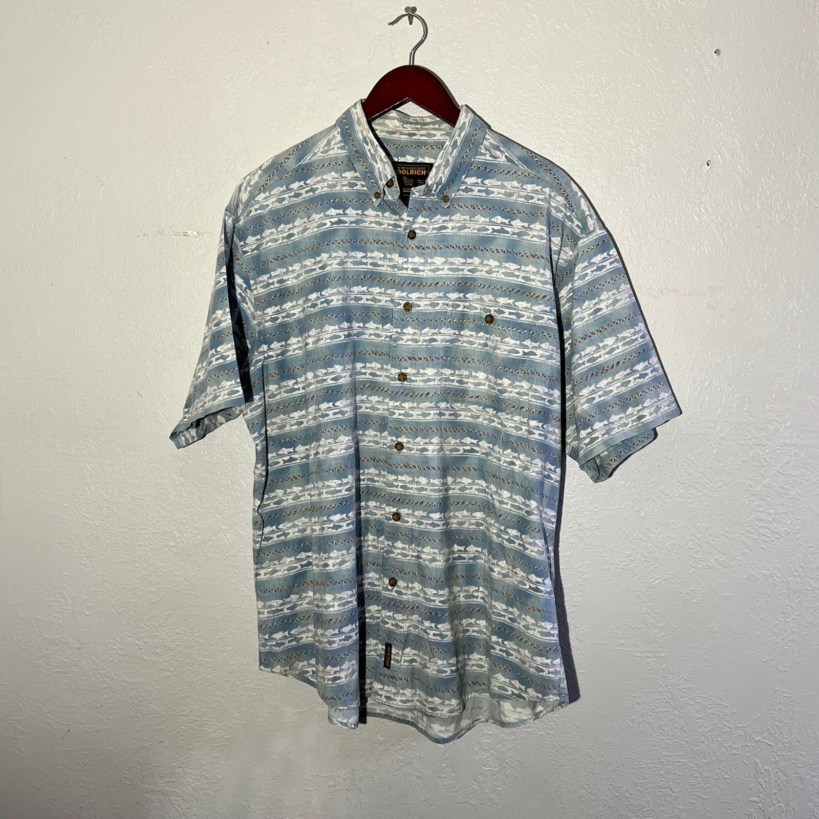 Woolrich Woolen Mills Vintage 90s Woolrich Mens Sz XL Fish Button Shirt Size US XL / EU 56 / 4 - 11 Thumbnail