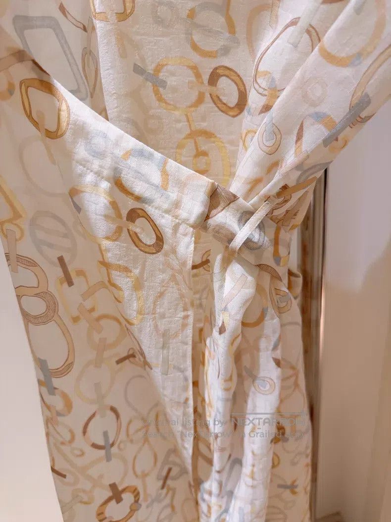 Hermes Hermes Silk Printed Wrap Dress Size XS / US 0-2 / IT 36-38 - 4 Thumbnail