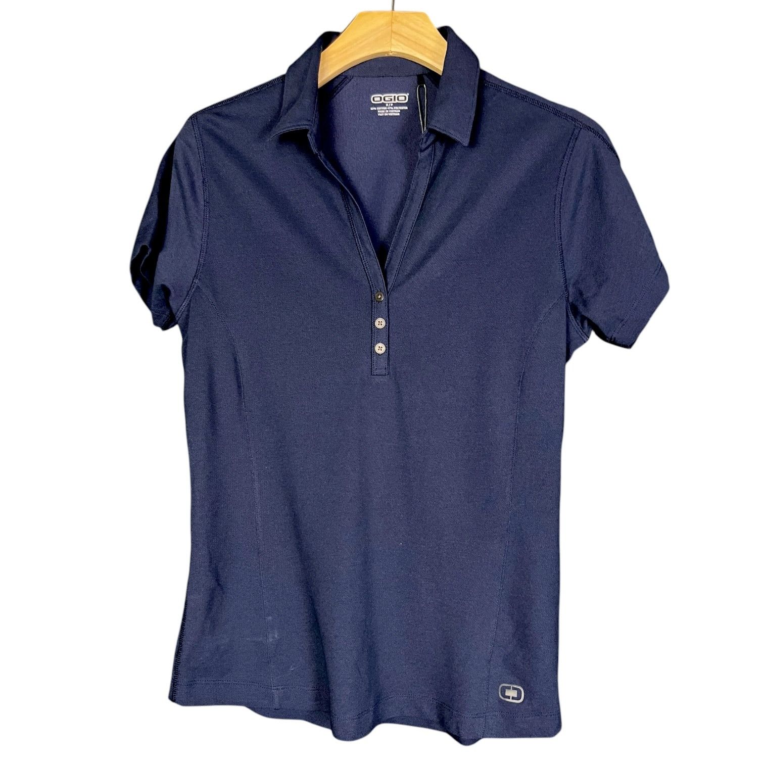 Ogio NWT Women's Ogio Navy Blue Golf Work S/S Polo Shirt - SIze S Size S / US 4 / IT 40 - 1 Thumbnail