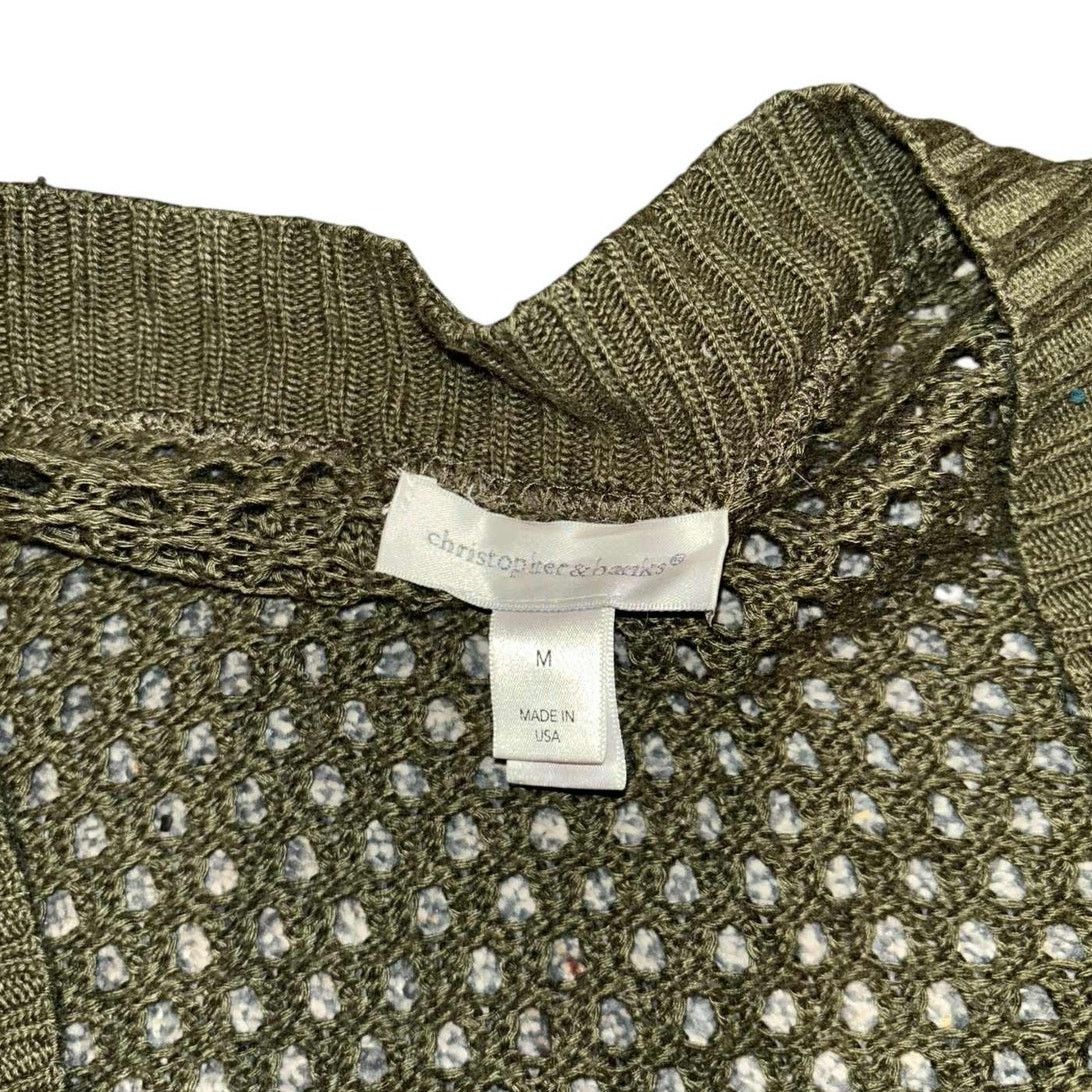Other Y2K Christopher & Banks Knit Crochet Sweater Cardigan Medium Size M / US 6-8 / IT 42-44 - 4 Thumbnail