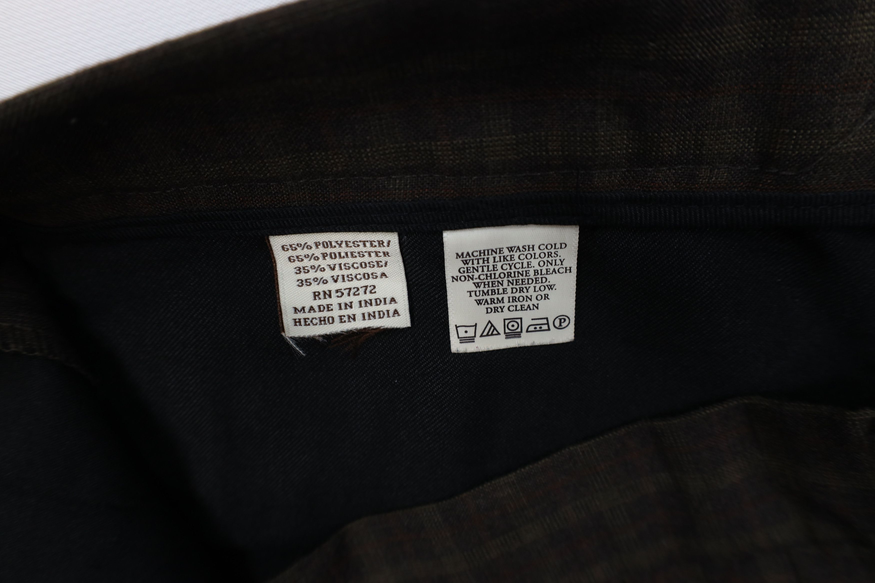 Vintage Vintage Y2K Streetwear Wide Leg Chino Pants Brown Plaid Size US 34 / EU 50 - 8 Thumbnail