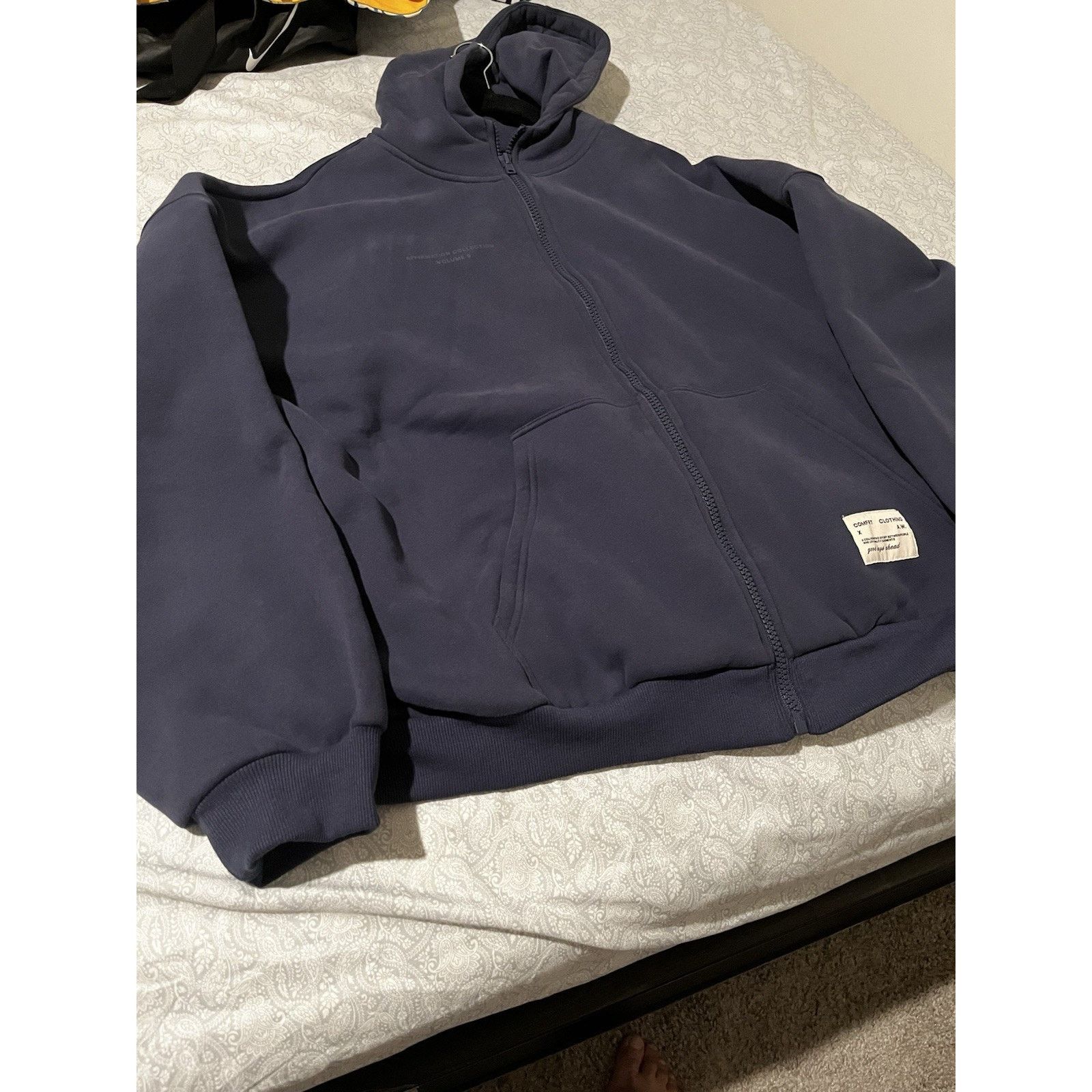 Other Comfrt Clothing 2XL Hoodie Affirmation Vol 9 Navy Oversized Size US XXL / EU 58 / 5 - 7 Thumbnail