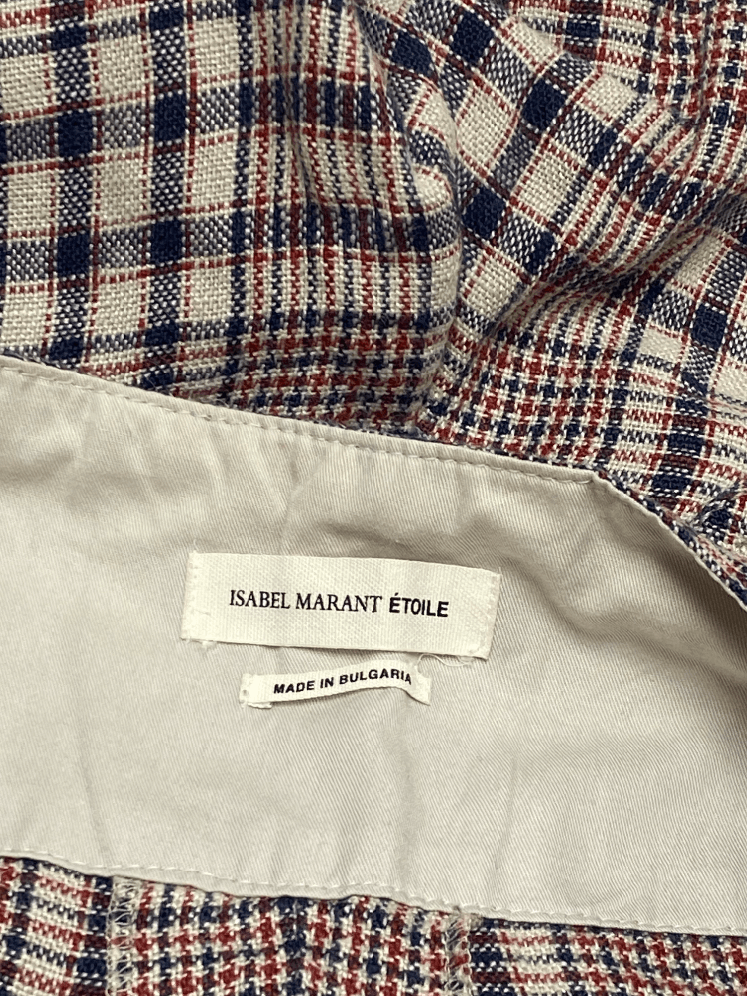 Isabel Marant 90s Vintage ISABEL MARANT Linen Checkered Pants Size 28" / US 6 / IT 42 - 6 Thumbnail