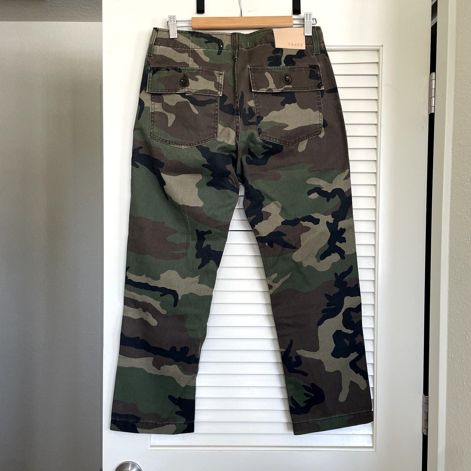 Other NWT Trave $278 Gwen The Big Battle Camo Pants 27 Deadstock Size 27" / US 4 / IT 40 - 3 Thumbnail