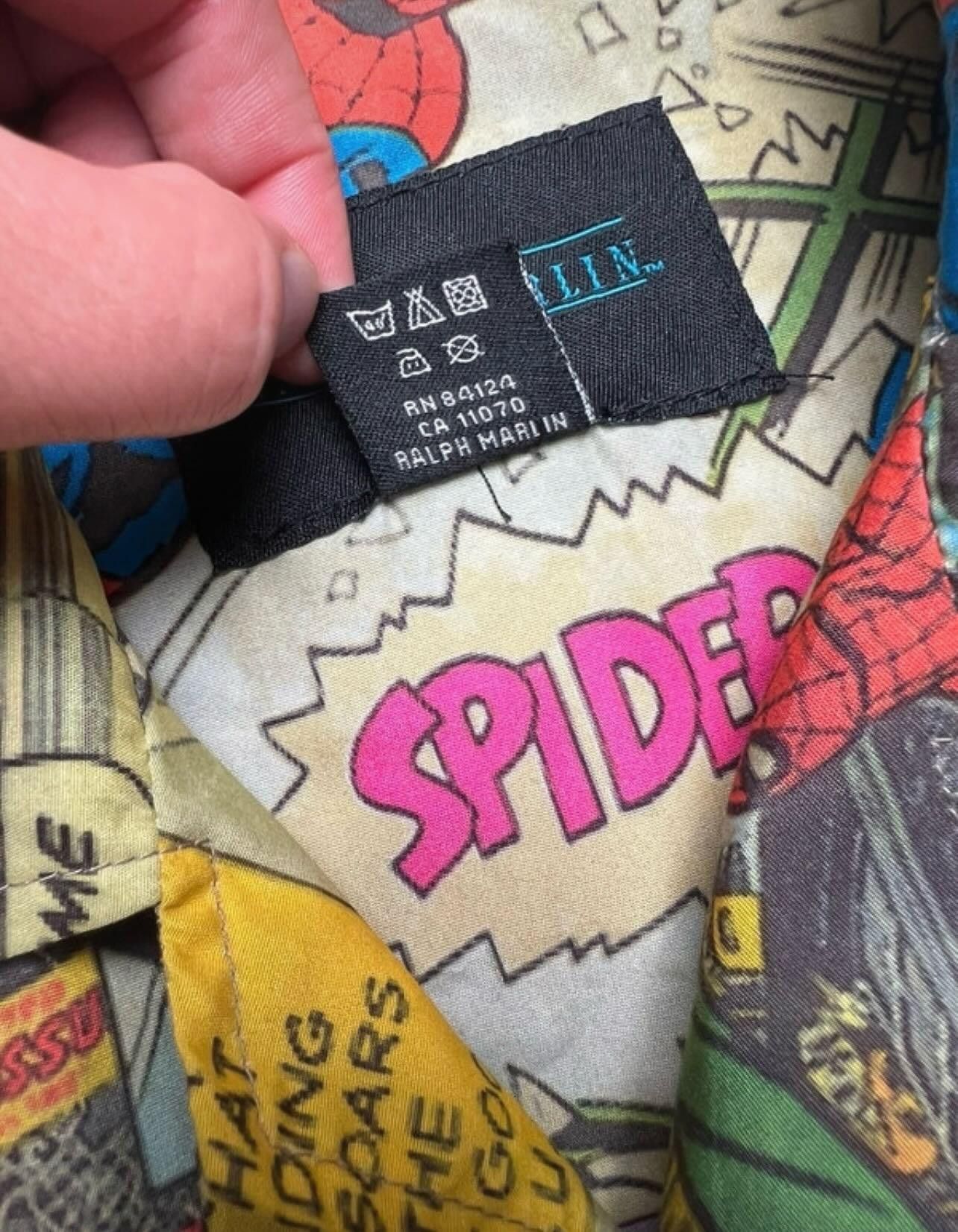 Marvel Comics Marvel comics Ralph Marlin Spider Man shirt button up Size US L / EU 52-54 / 3 - 8 Thumbnail