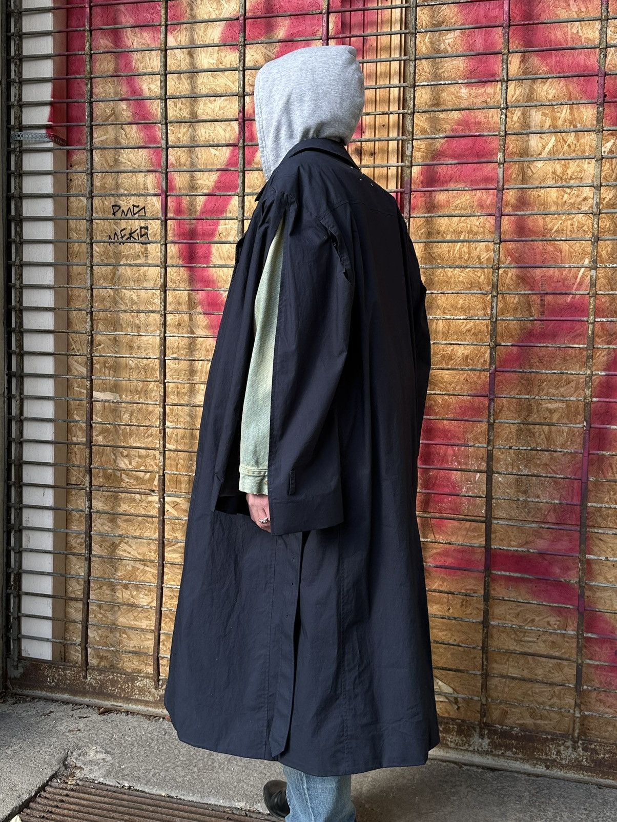 Maison Margiela Maison Margiela Artisanal Deconstructed Hybrid Trench Coat Size US M / EU 48-50 / 2 - 4 Thumbnail