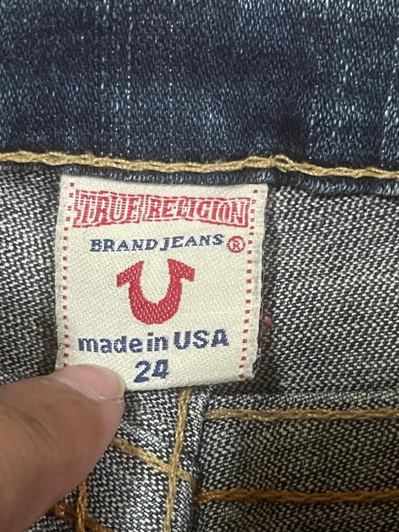 Tornado Mart Vintage True Religion Flare Denim Jeans Size 28" / US 6 / IT 42 - 20 Thumbnail