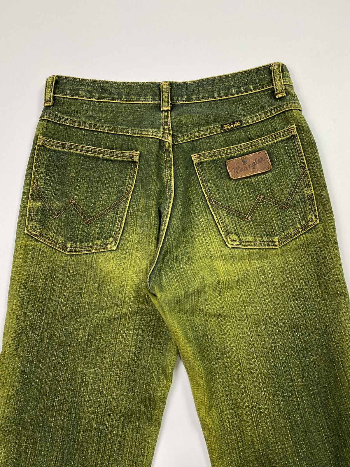 Wrangler Flared bootcut western wrangler green pant Size US 28 / EU 44 - 9 Thumbnail