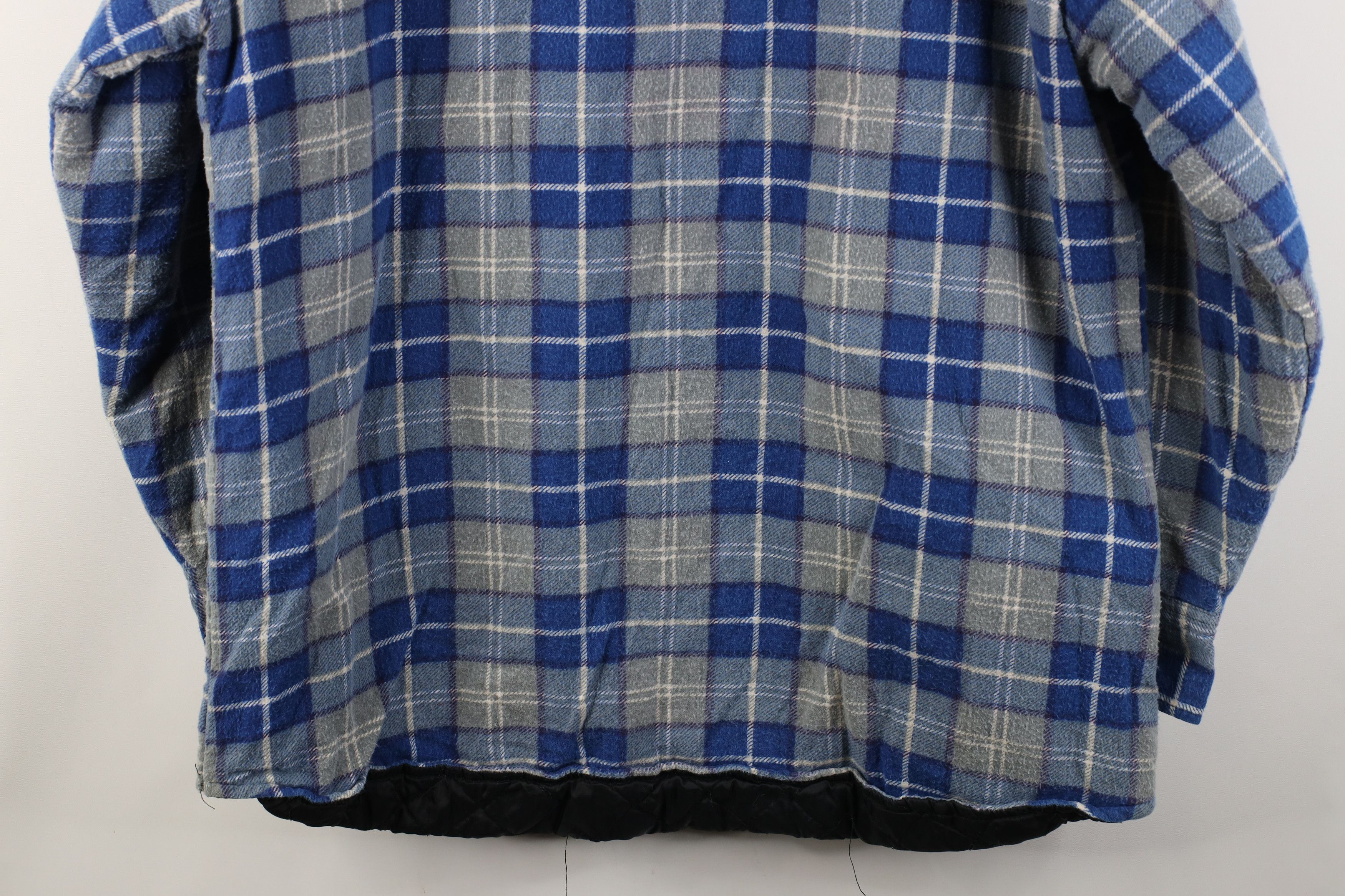Vintage Vintage 90s Streetwear Flannel Button Shirt Jacket Jac Size US L / EU 52-54 / 3 - 15 Thumbnail