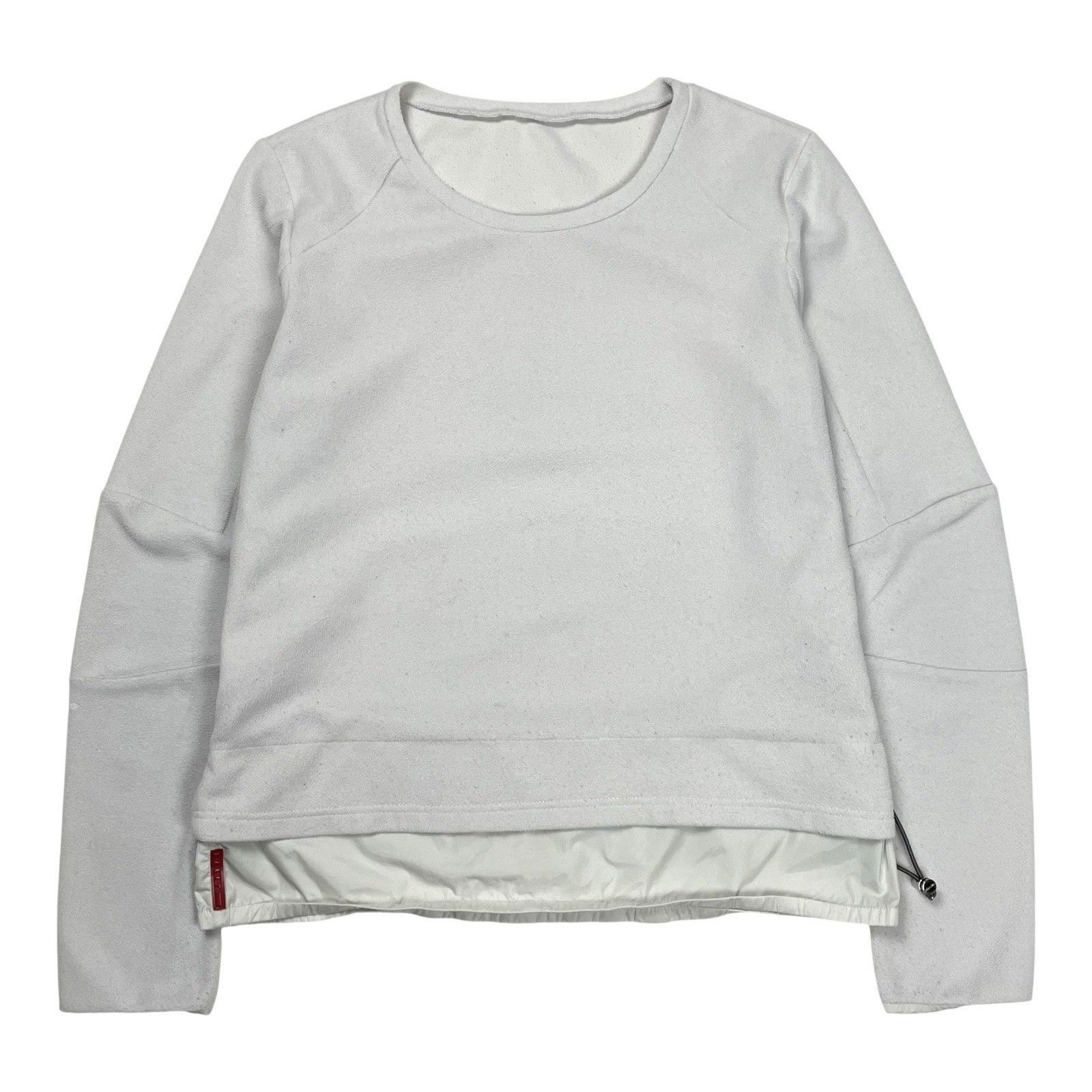 Prada Vintage Prada Sport Fleece Toggle Nylon Skirt White Womens M Size M / US 6-8 / IT 42-44 - 1 Thumbnail