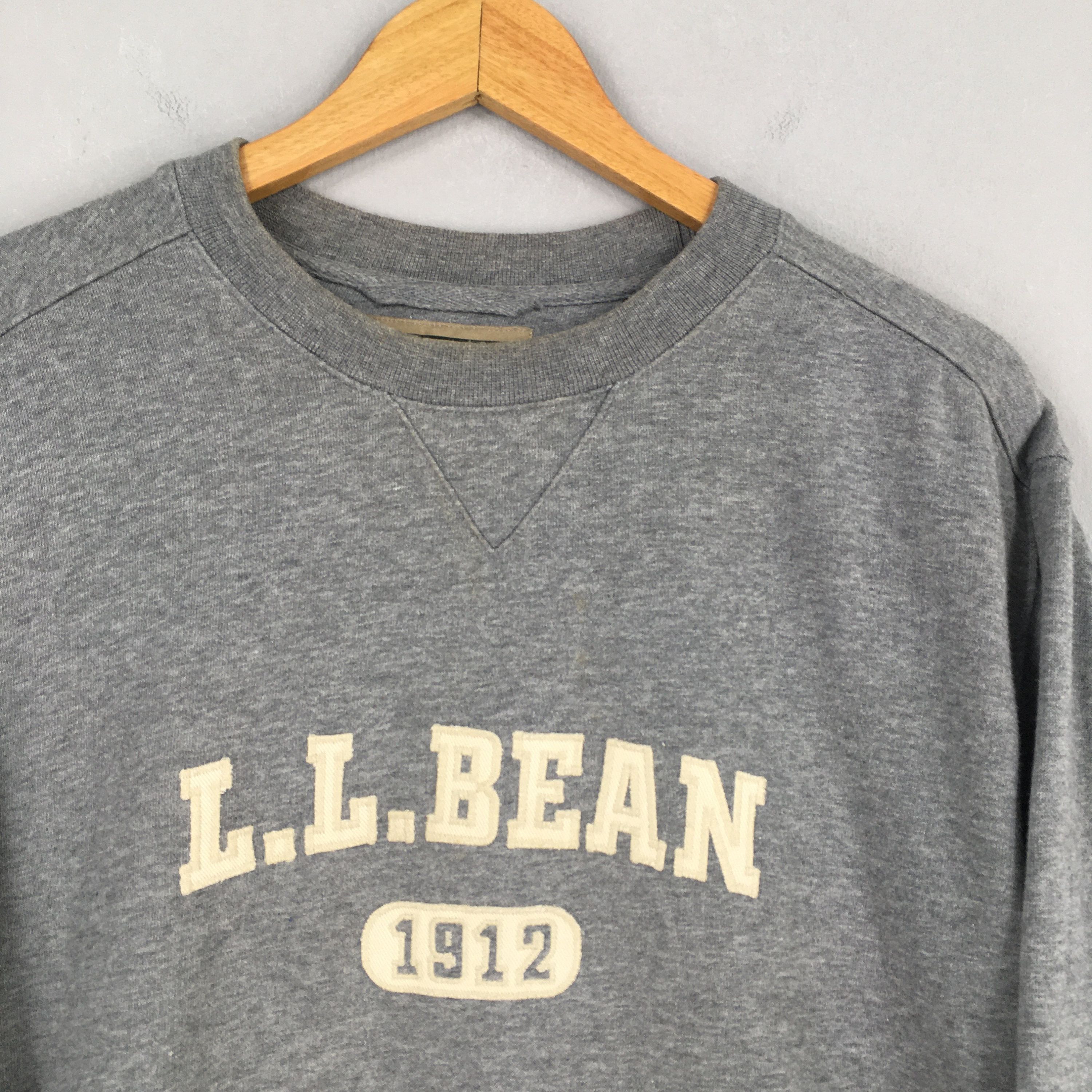 L.L. Bean × Vintage Vintage LL Bean Gray Sweatshirt Medium Size US M / EU 48-50 / 2 - 2 Thumbnail