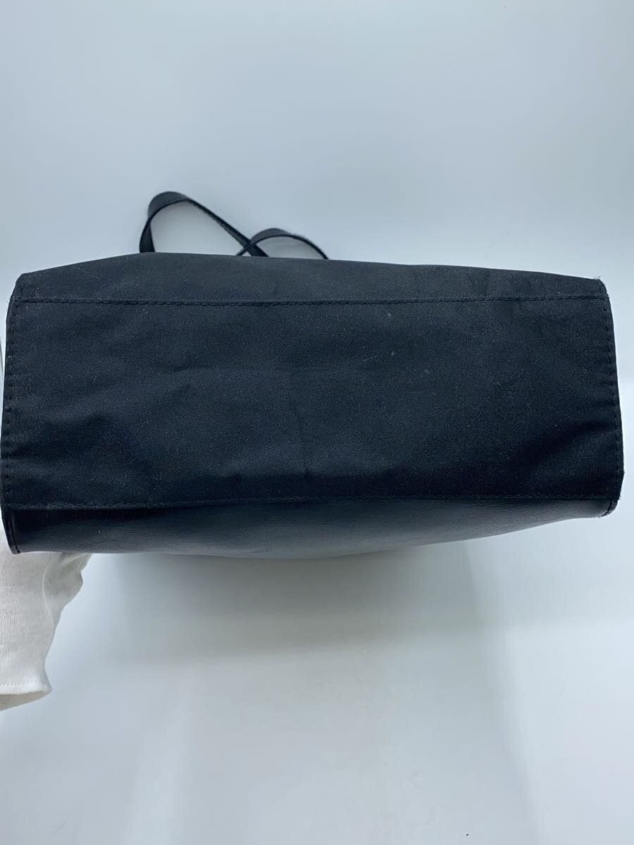 Y's × Yohji Yamamoto Leather Cotton Tote Bag Size ONE SIZE - 4 Thumbnail