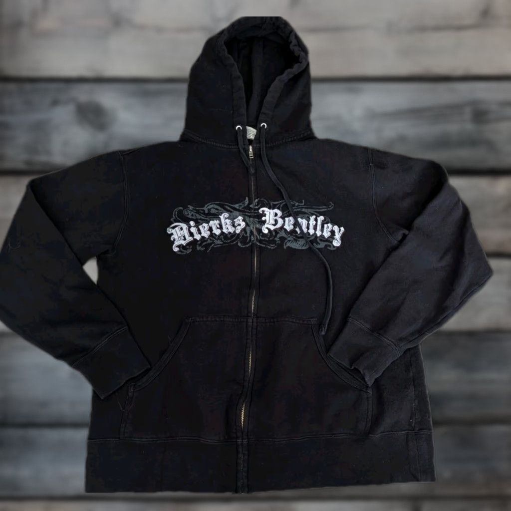 Vintage Dierks Bentley Band Adult M Black Full Zip Hoodie Sweatshirt Jacket Size US M / EU 48-50 / 2 - 1 Thumbnail