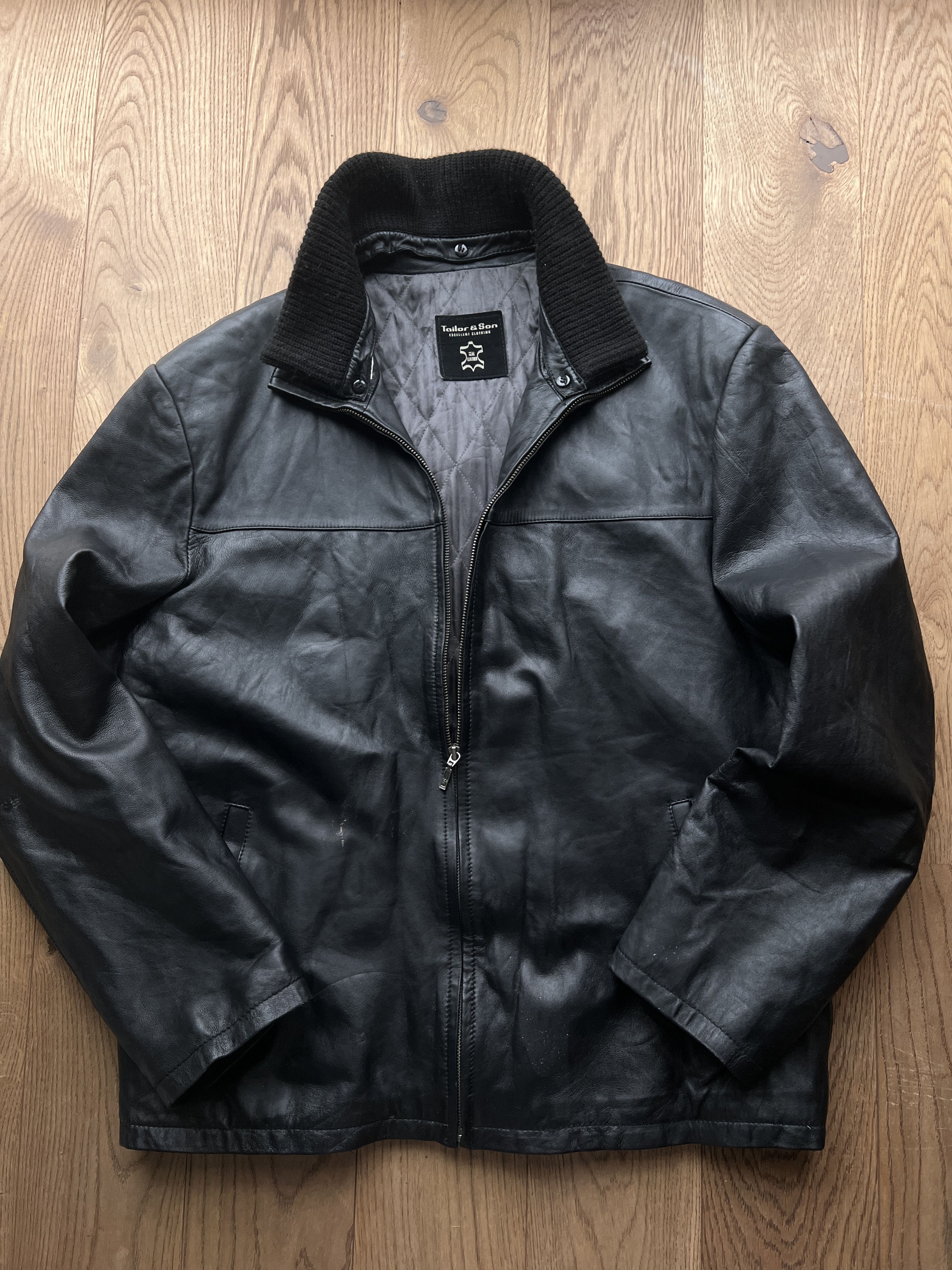 If Six Was Nine The Sopranos vibe VTG 2000s leather jacket coat opium y2k Size US L / EU 52-54 / 3 - 8 Thumbnail