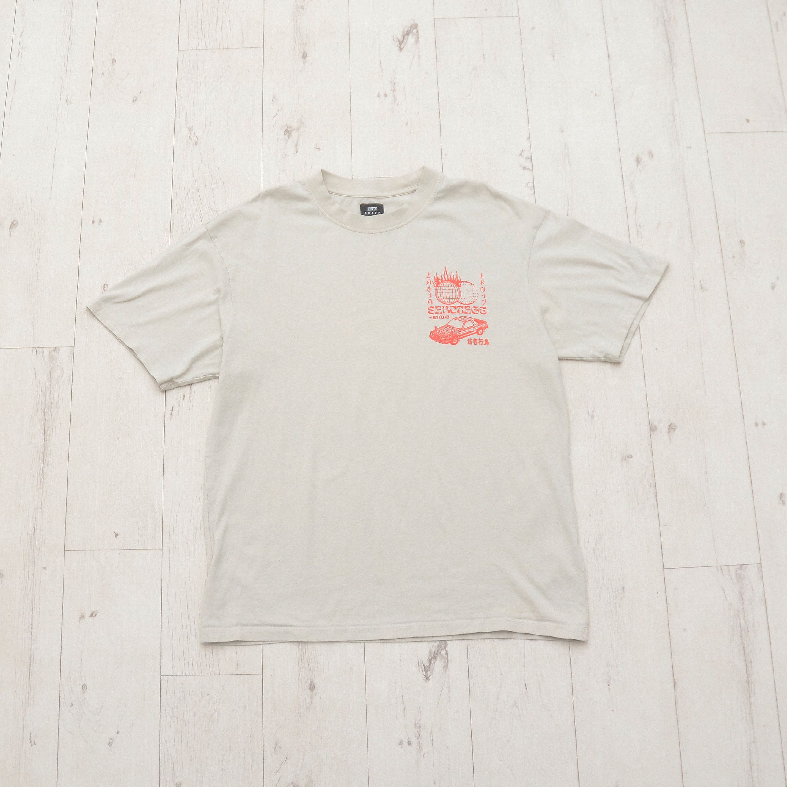 Edwin Edwin Tokyo Sabotage T-Shirt Pelican Oversized Jaspens Cars Size US M / EU 48-50 / 2 - 2 Thumbnail
