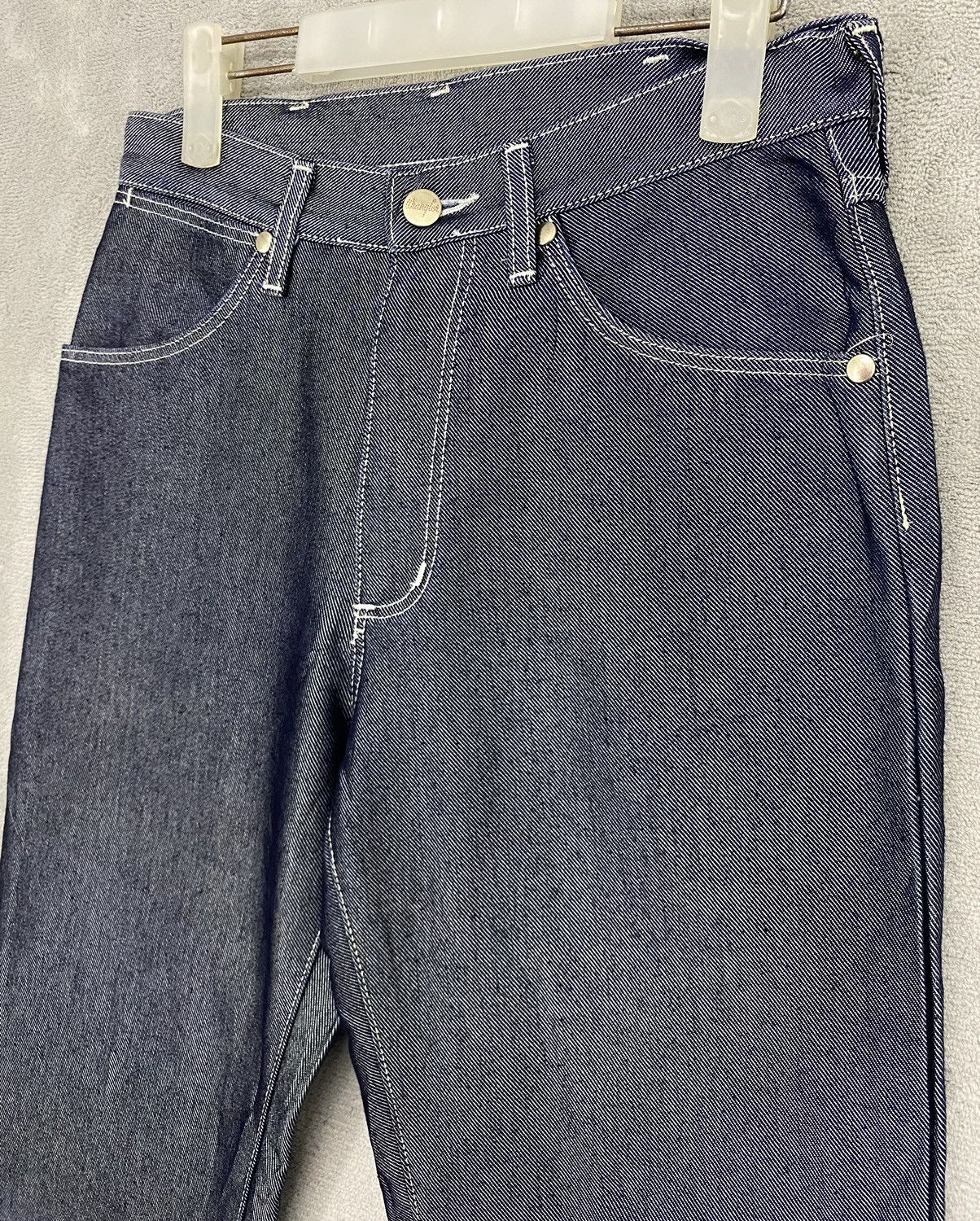 Japanese Brand × Wrangler 💥 Wrangler Blue Denim Rare Design Size US 29 - 4 Thumbnail