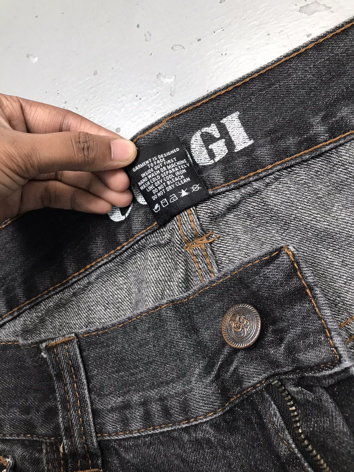 Coogi Vintage Coogi crazy patchwork baggy denim Size US 44 / EU 60 - 10 Thumbnail