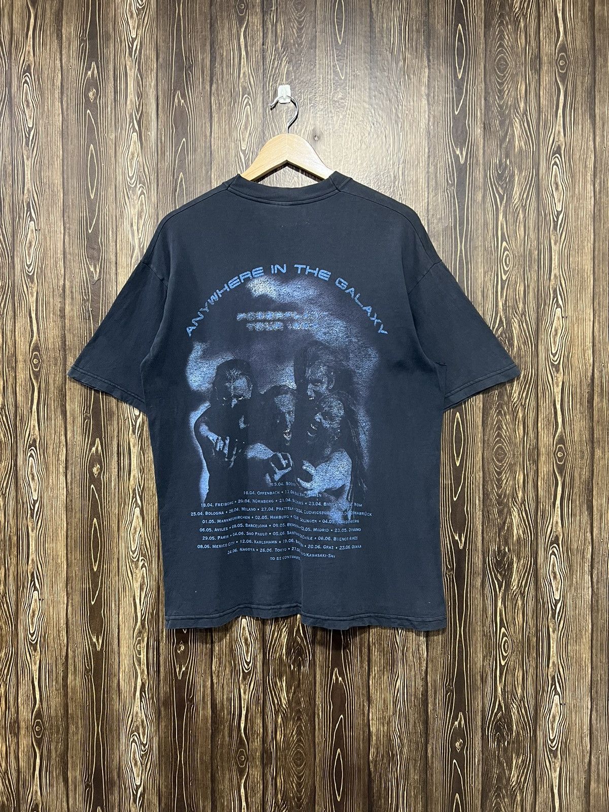 Band Tees × Vintage Vintage 90s Gammaray Band Distressed Tshirt Size US L / EU 52-54 / 3 - 9 Thumbnail