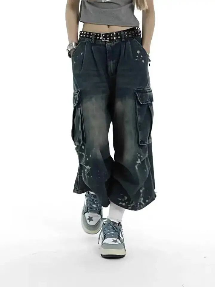 Japanese Brand Retro loose multi pocket denim shorts Size US 32 / EU 48 - 5 Thumbnail
