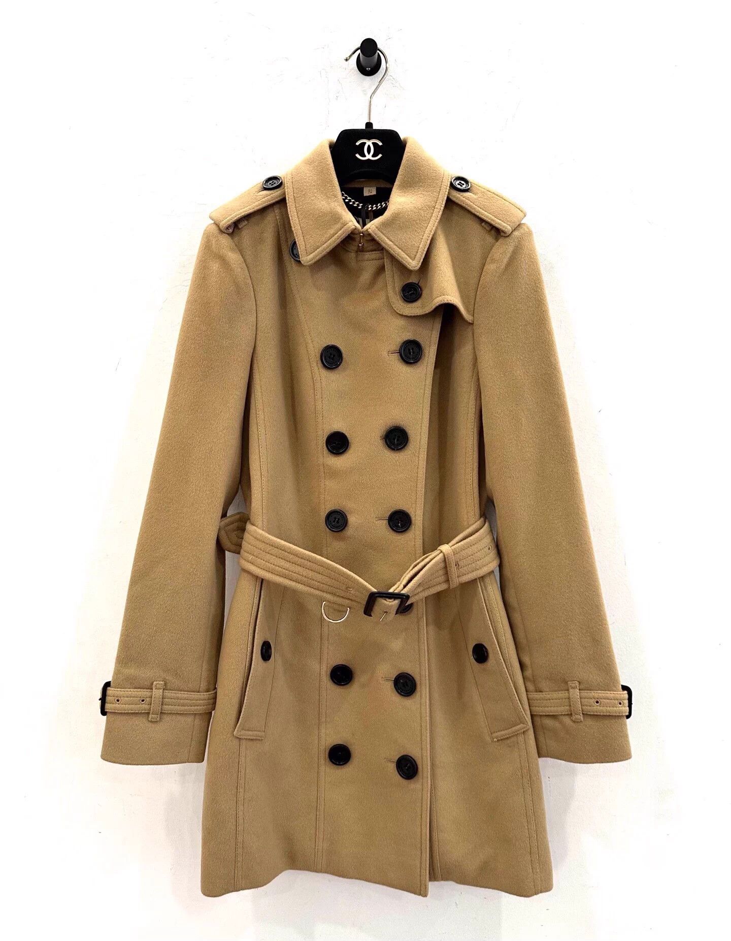 Burberry Burberry London Women Camel 2Tone Trench Coat UK4 Size XS / US 0-2 / IT 36-38 - 1 Thumbnail
