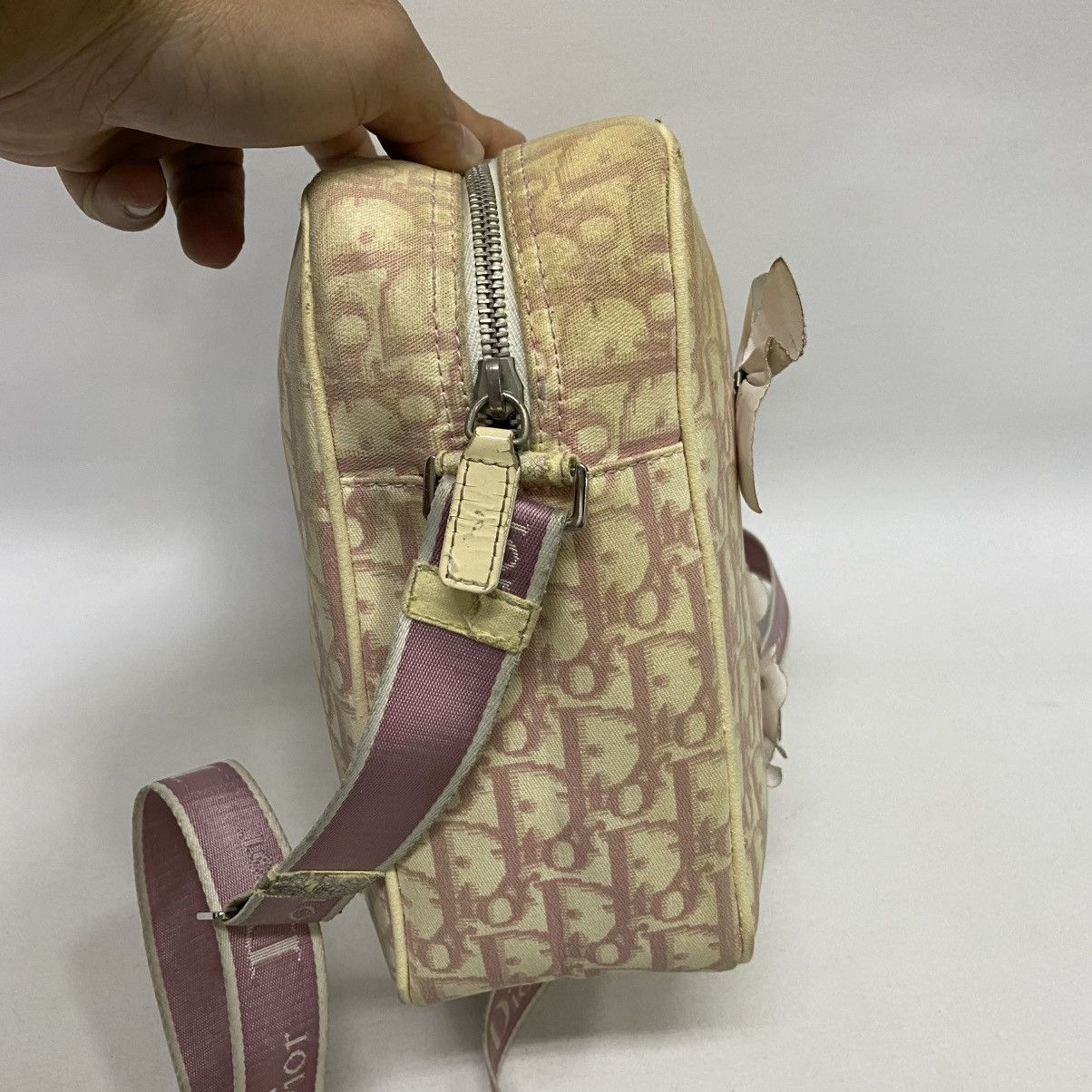 Dior ‼️LASTDROP‼️ CHRISTIAN DIOR TROTTER FLOWER SHOULDER BAG Size ONE SIZE - 4 Thumbnail
