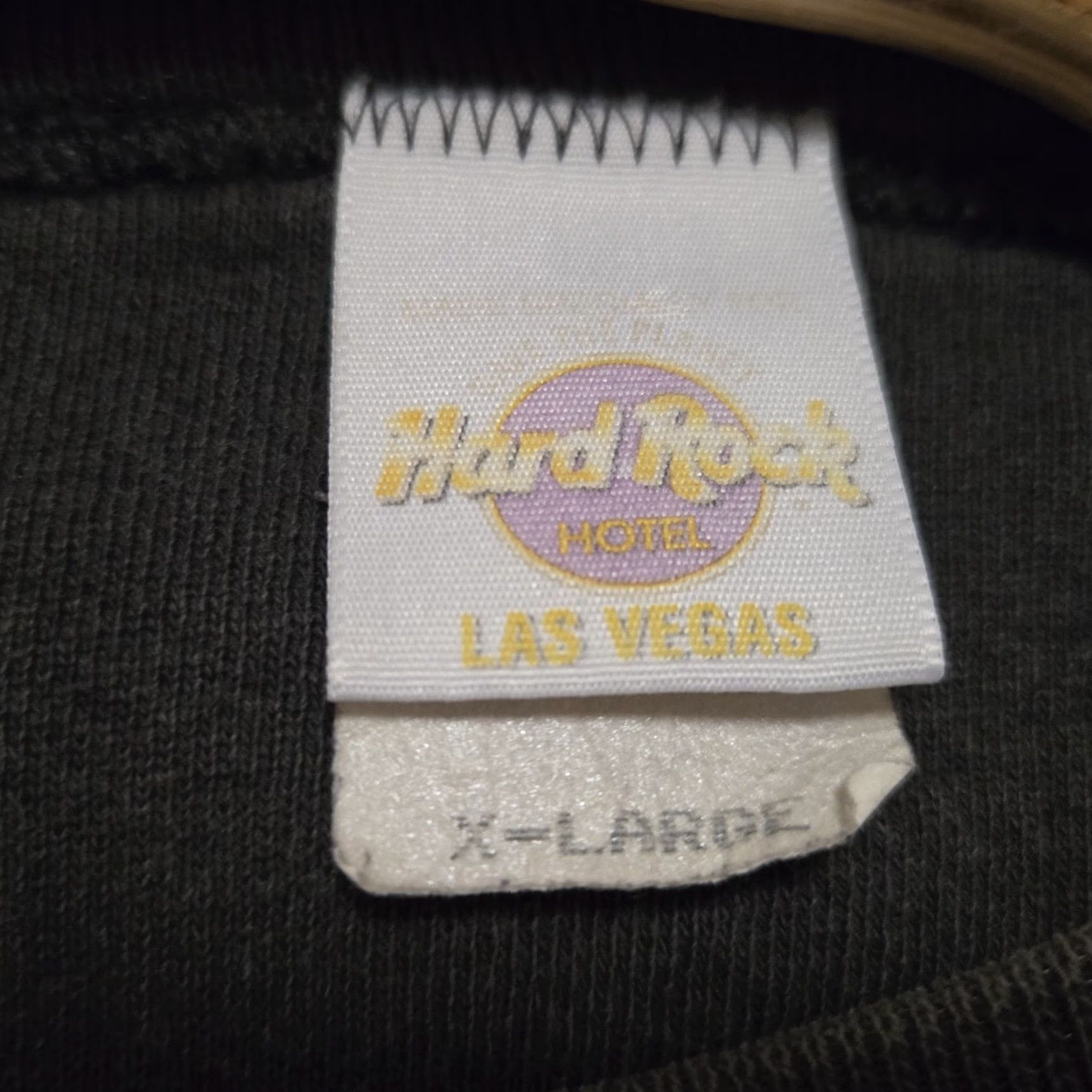 Hard Rock Cafe VINTAGE 90s Hard Rock Hotel Las Vegas Sweatshirt Mens XL Black Crew Neck Pullover Embroidered Fleece Cotton Polyester N/A Size US XL / EU 56 / 4 - 5 Thumbnail