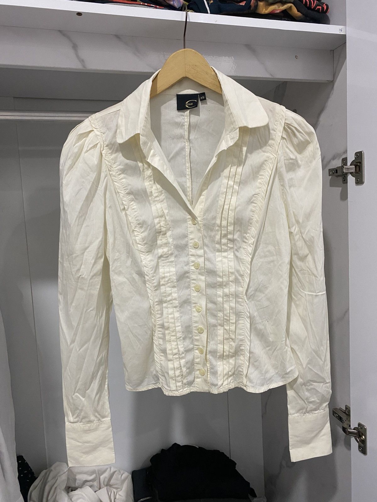 Just Cavalli × Roberto Cavalli × Vintage Just Cavalli Archived Shirt Vintage Size XS / US 0-2 / IT 36-38 - 1 Thumbnail