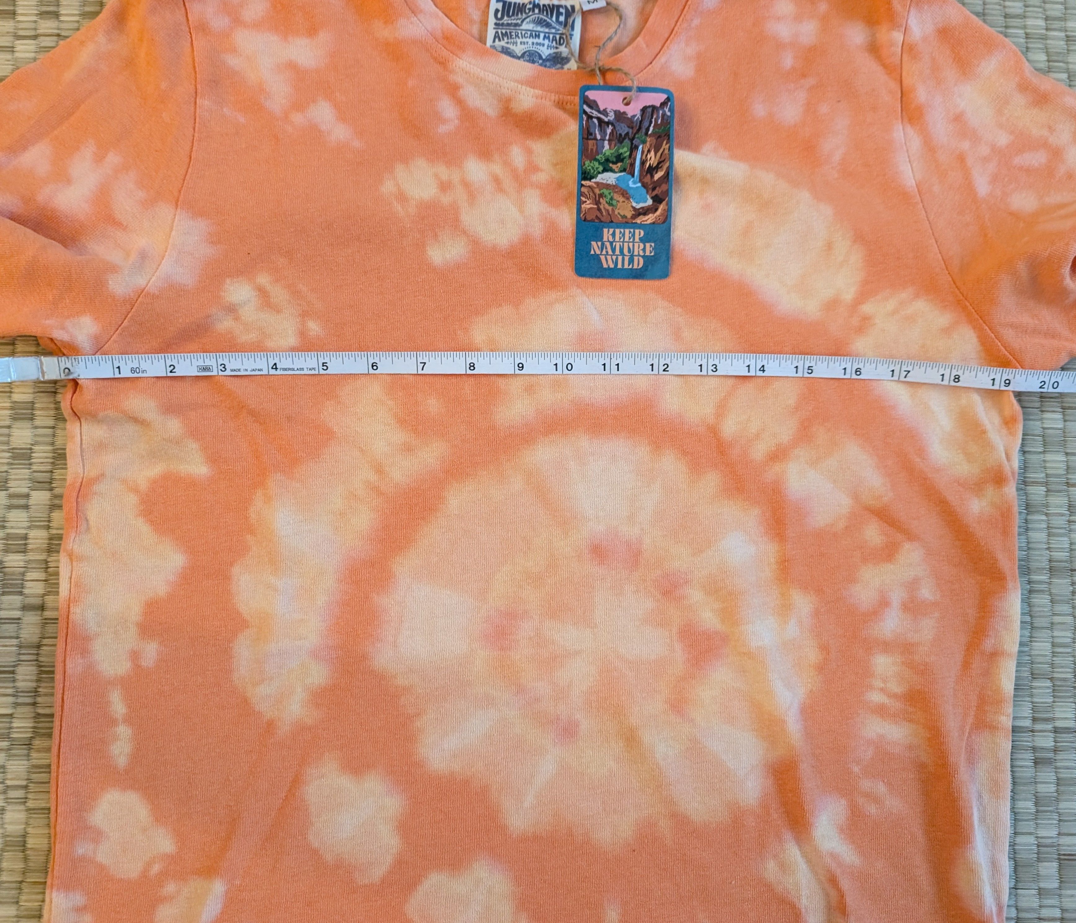 Jungmaven NWT Jungmaven River Baja Tie-dye T-shirt Apricot Size US M / EU 48-50 / 2 - 4 Thumbnail