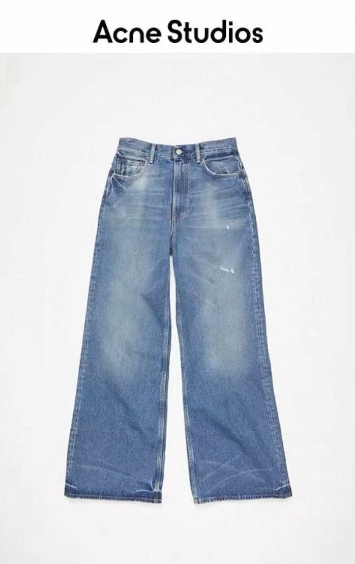 Acne Studios Acne Studios Vintage Faded High-Waist Jeans - dmc Size US 26 / EU 42 - 1 Thumbnail