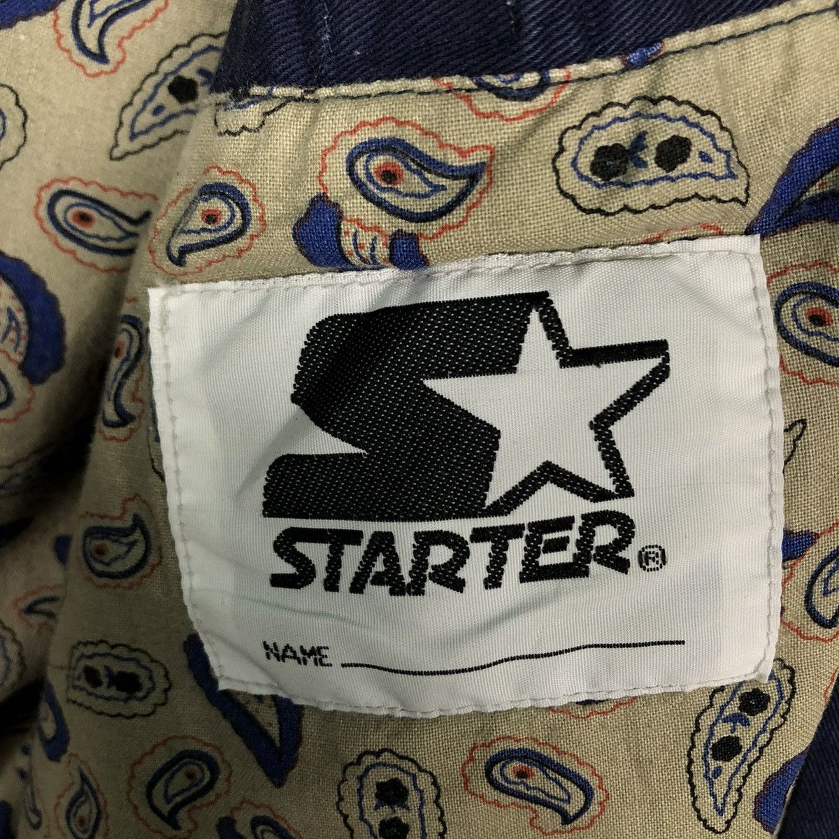 New York Yankees 🔥VINTAGE BOMBER JACKET NEW YORK YANKEES STARTER BIG LOGO Size US M / EU 48-50 / 2 - 17 Thumbnail