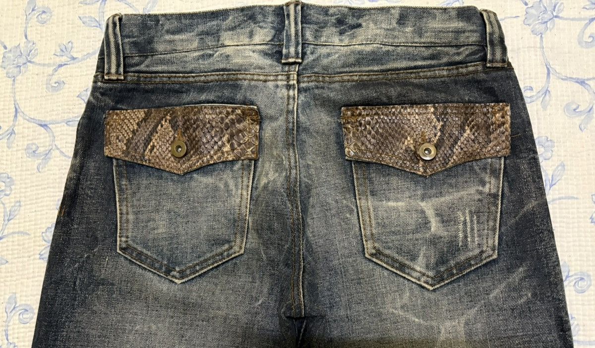 Global Work × Vintage Japanese Global Work Streetwear Flared Distressed Denim Size US 32 / EU 48 - 10 Thumbnail